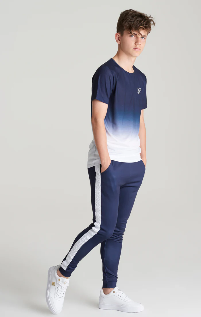 Boys Navy Fade T-Shirt - Image 4