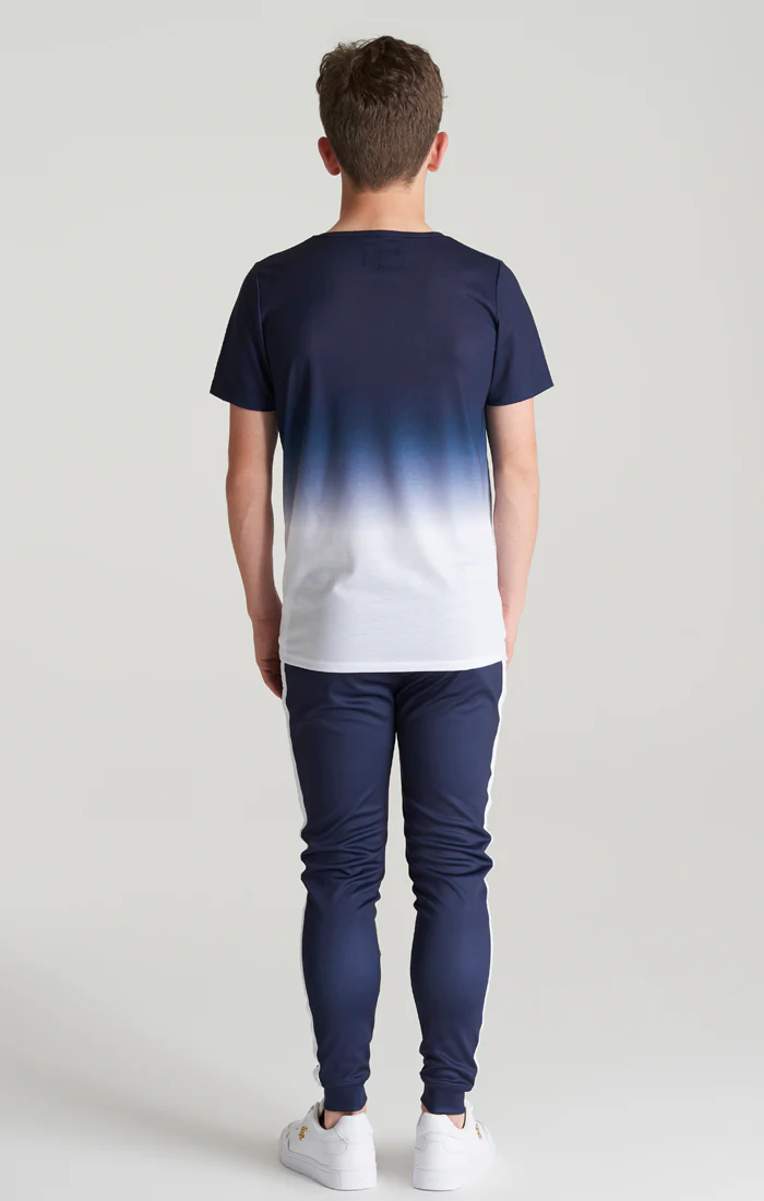 Boys Navy Fade T-Shirt - Image 5