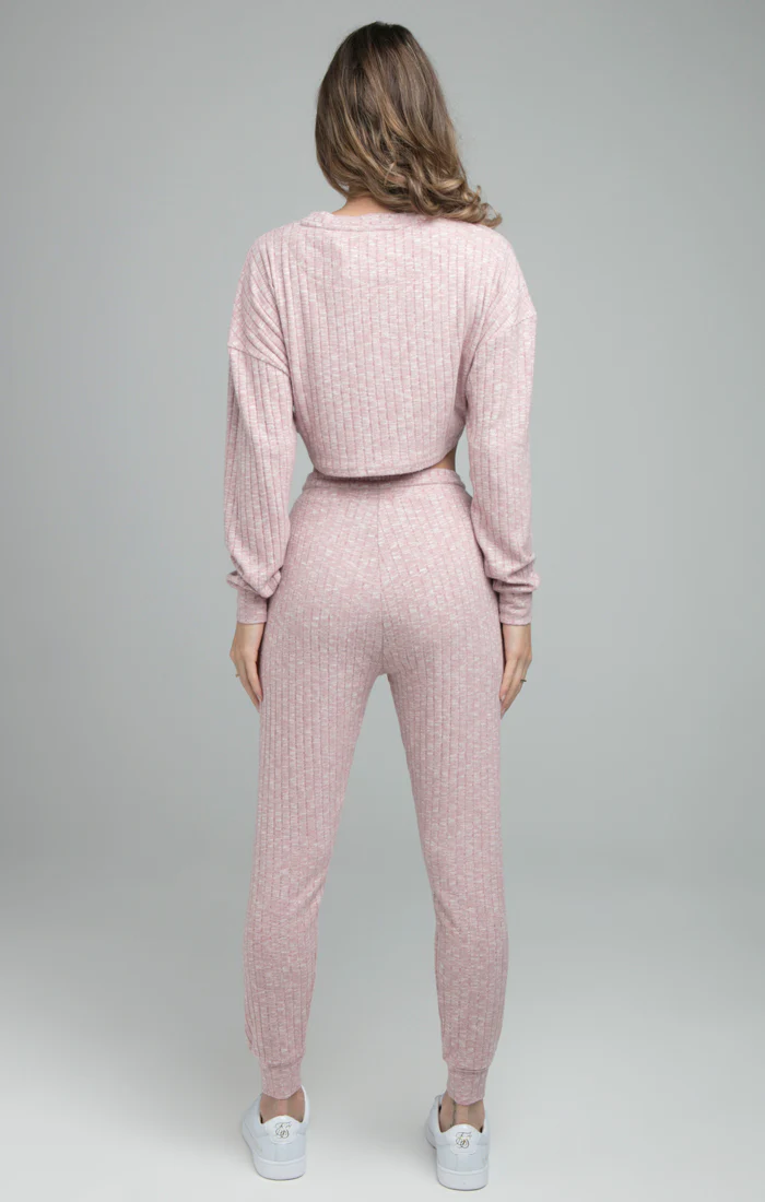 Pink Rib Lounge Top - Image 3