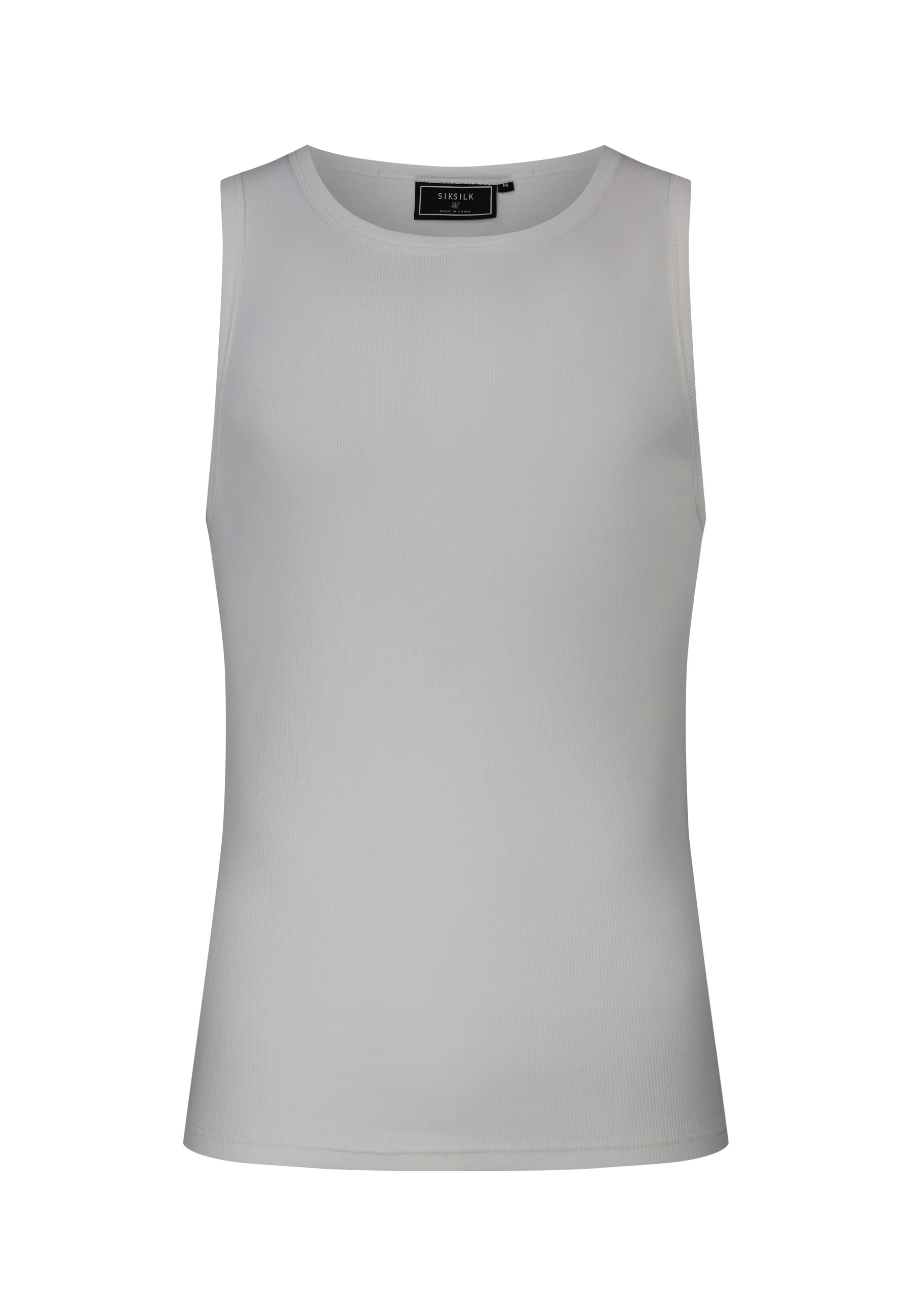 White Ribbed Vest - Image 6