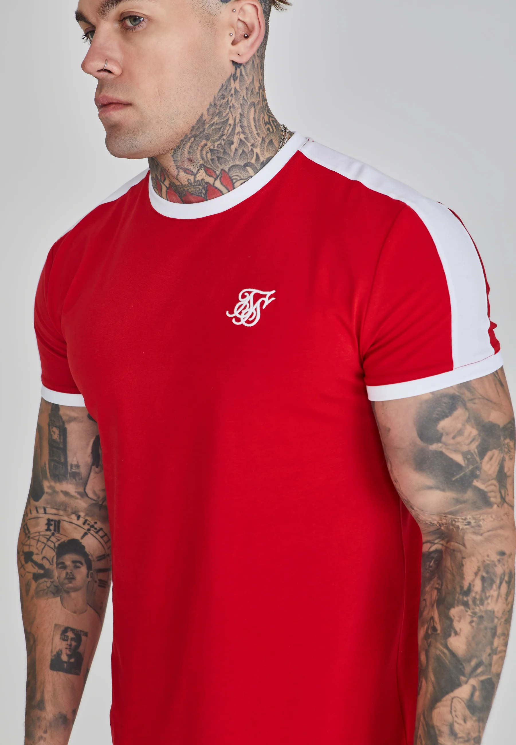 Red Ringer T-Shirt - Image 3