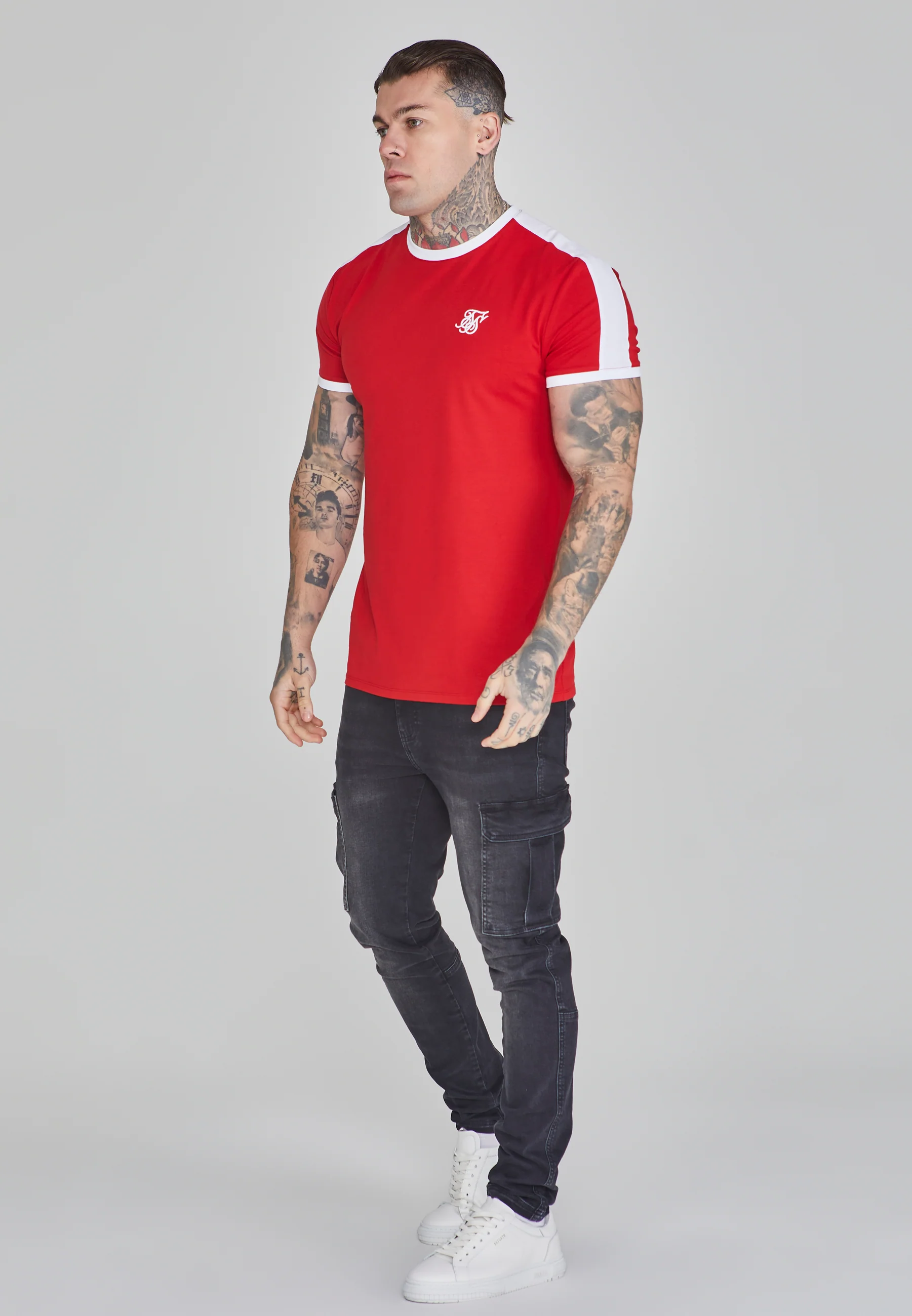Red Ringer T-Shirt - Image 4