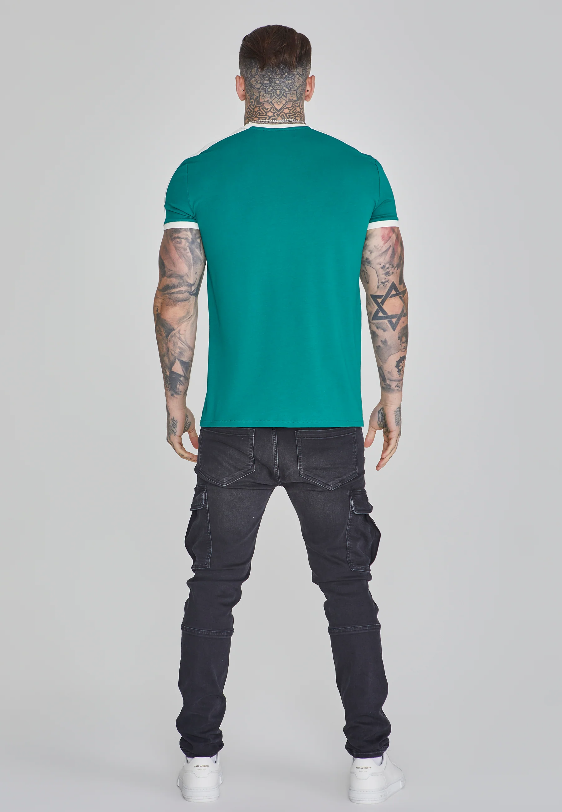 Green Ringer T-Shirt - Image 5