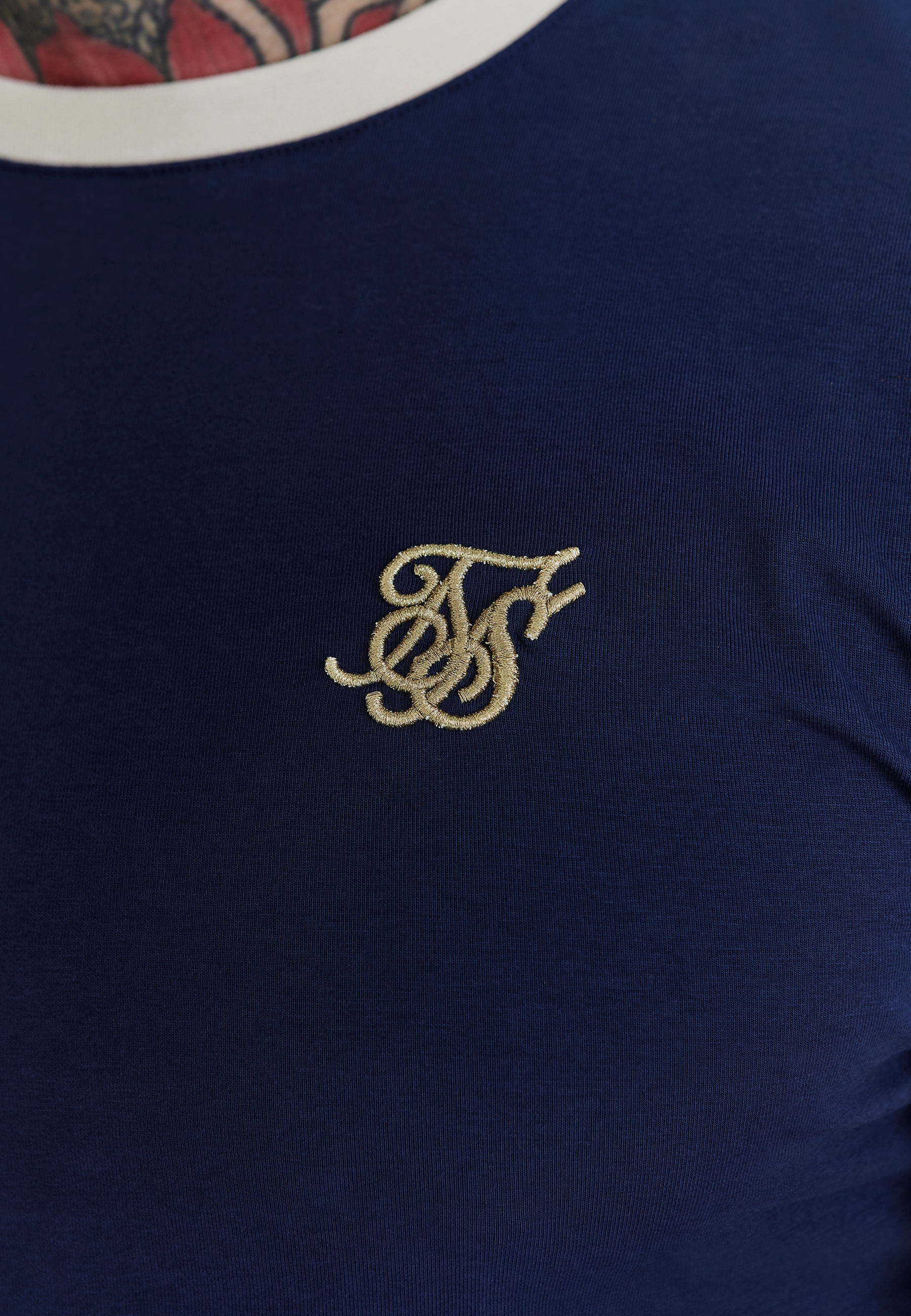 Navy Ringer T-Shirt - Image 3