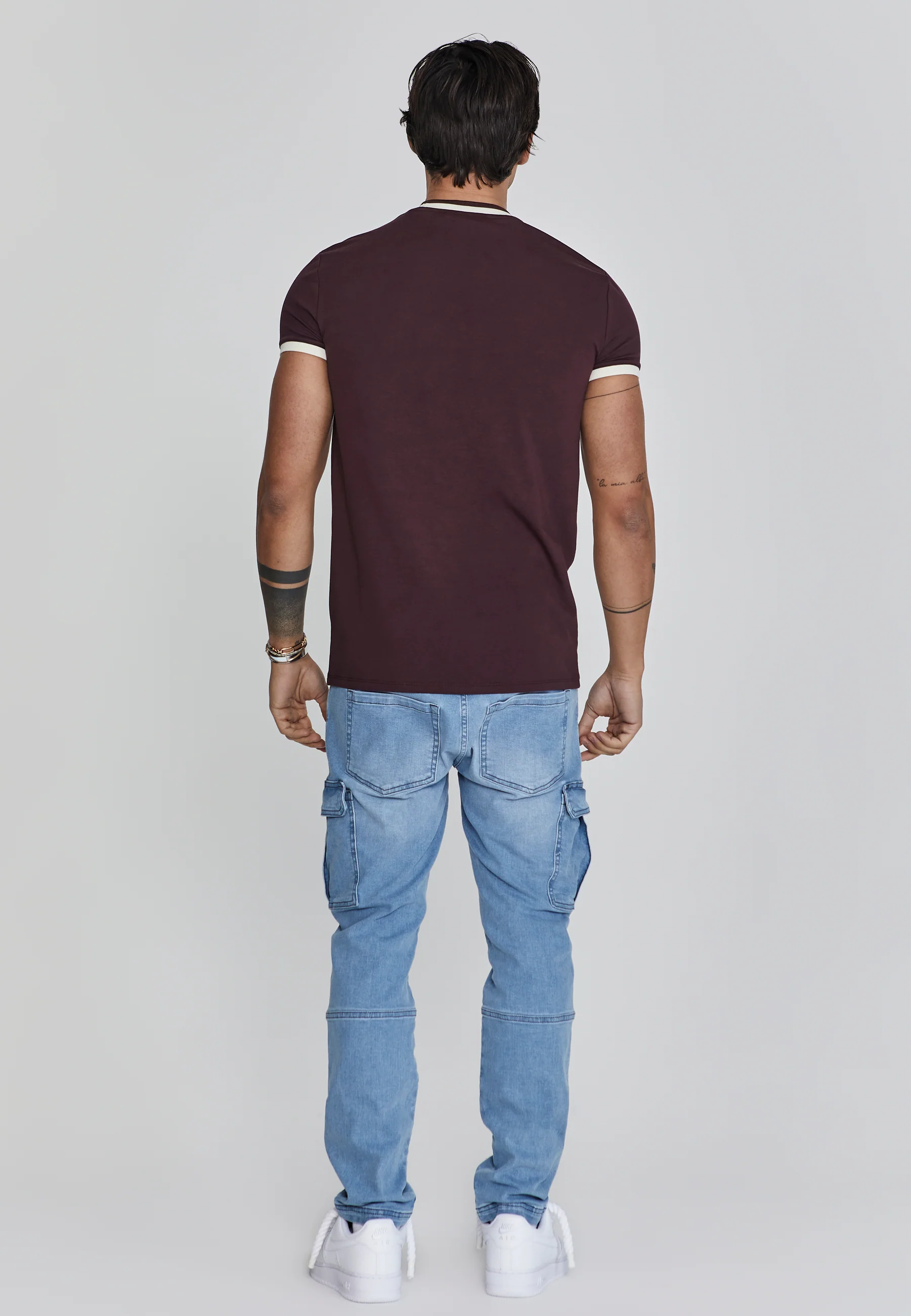 Burgundy Ringer T-Shirt - Image 5