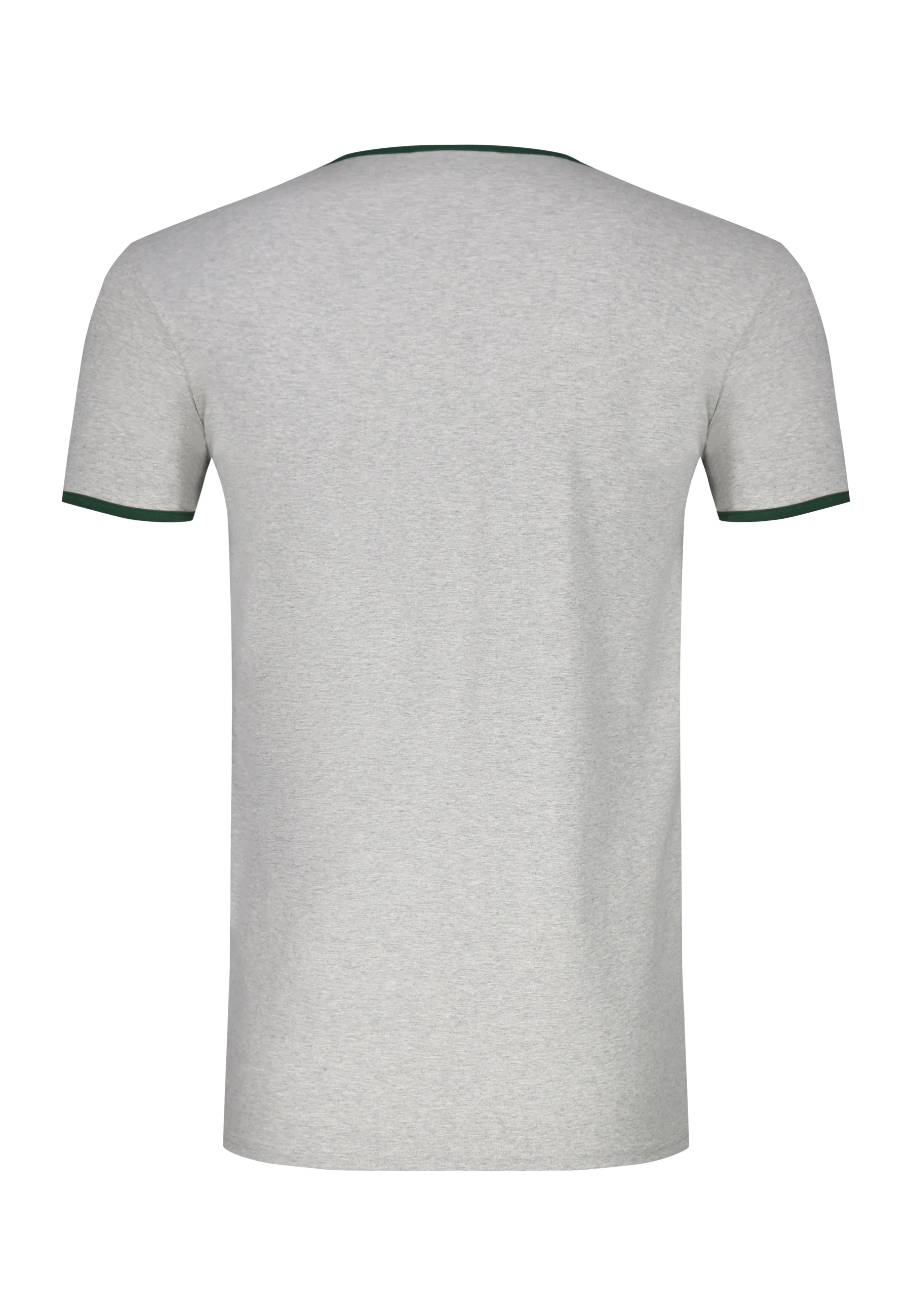Grey Marl Ringer T-Shirt - Image 7