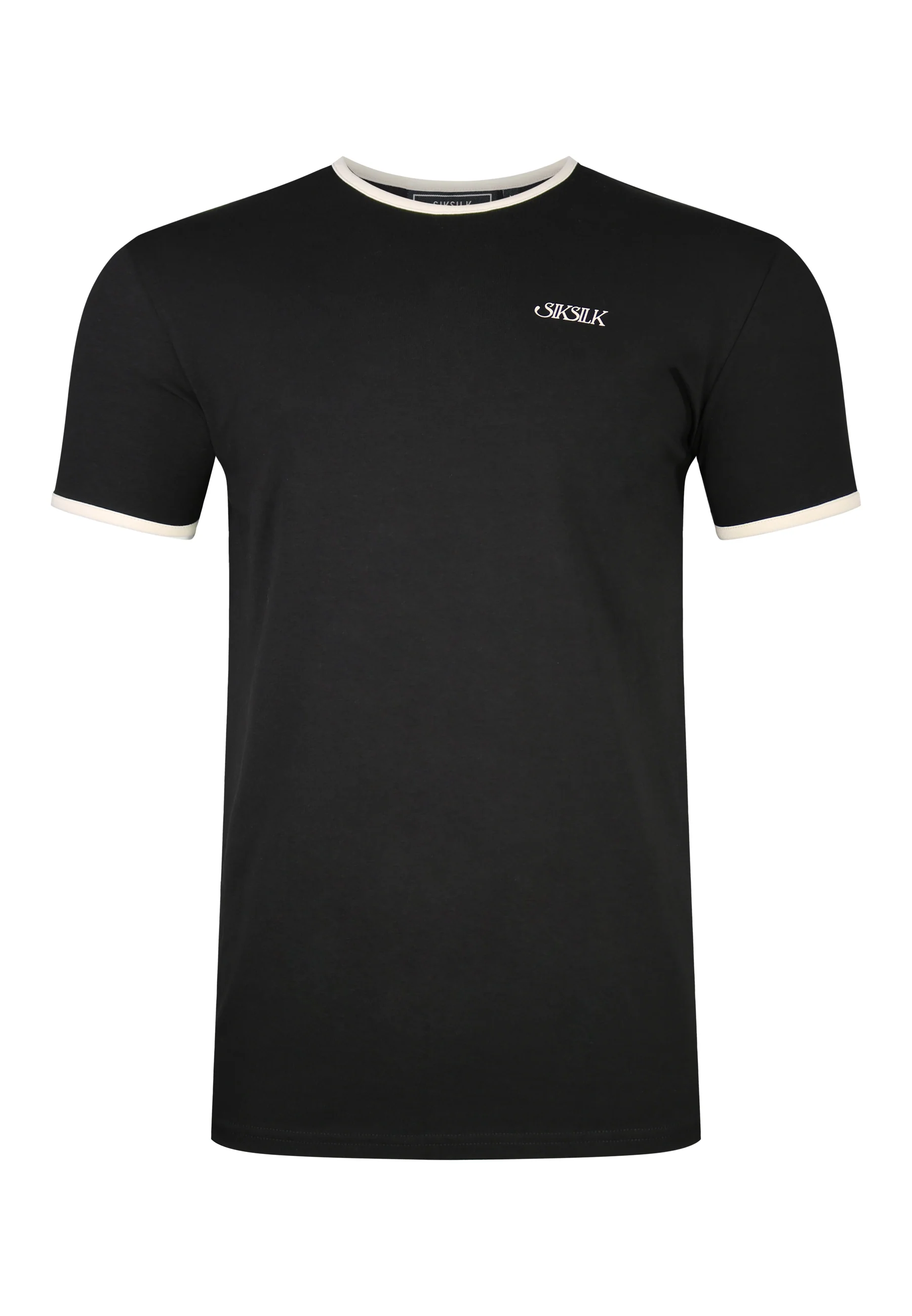 Black Ringer T-Shirt - Image 6