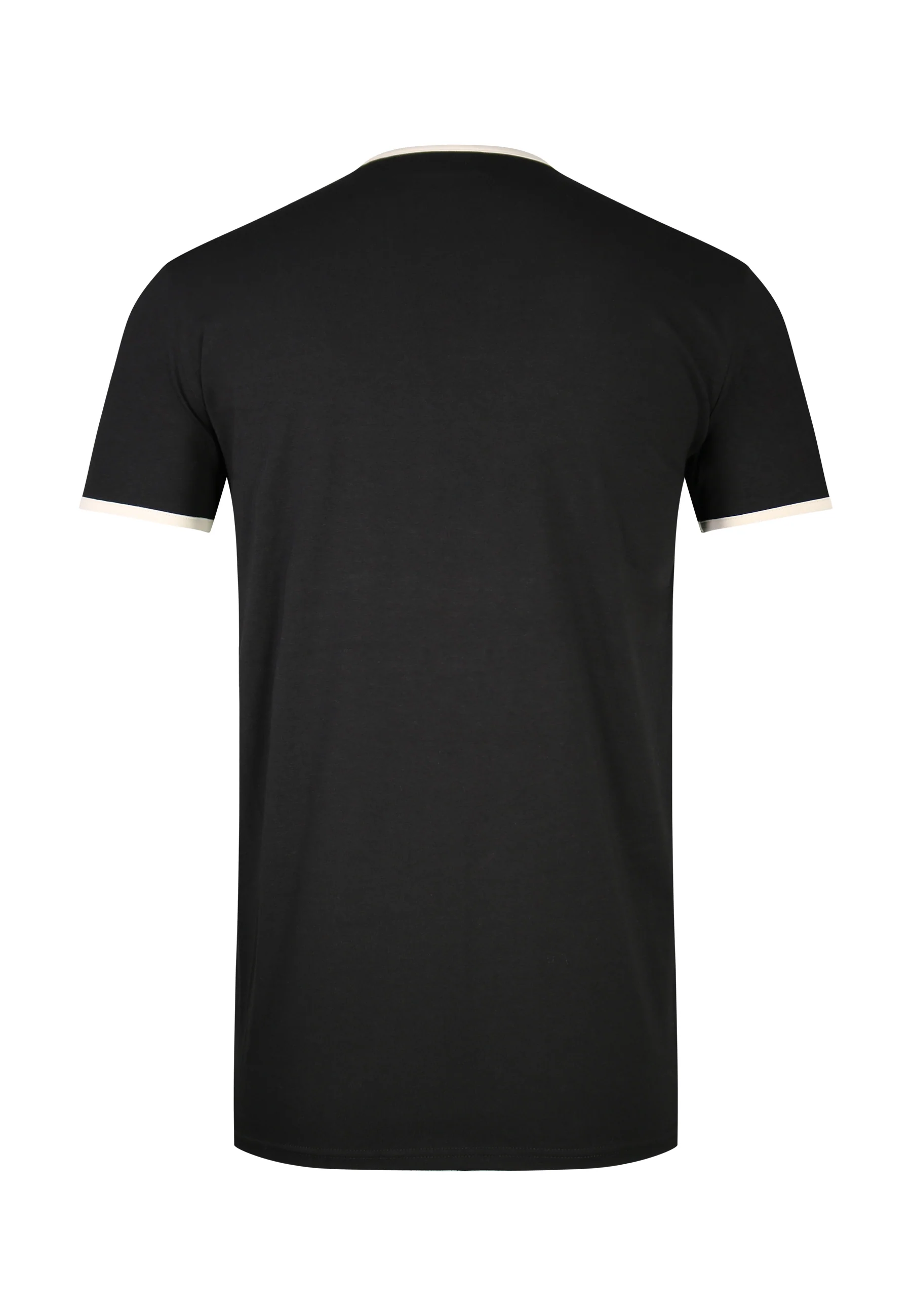 Black Ringer T-Shirt - Image 7