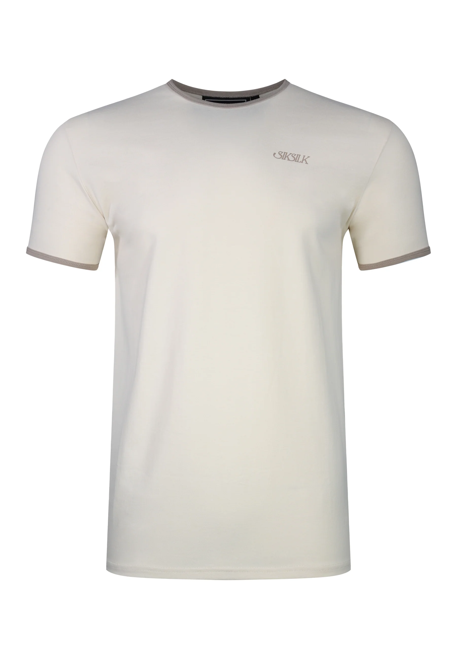 Ecru Ringer T-Shirt - Image 6