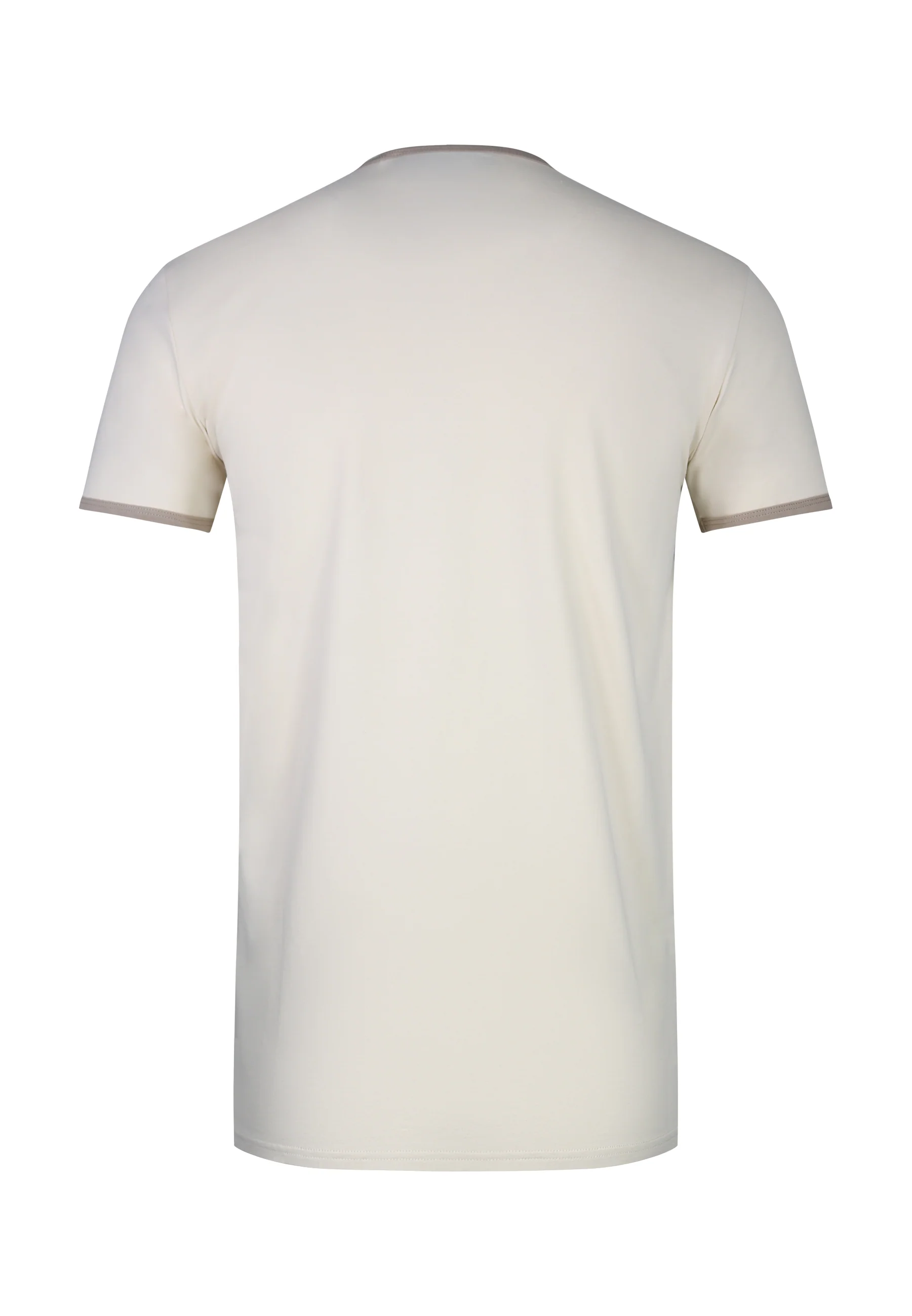 Ecru Ringer T-Shirt - Image 7