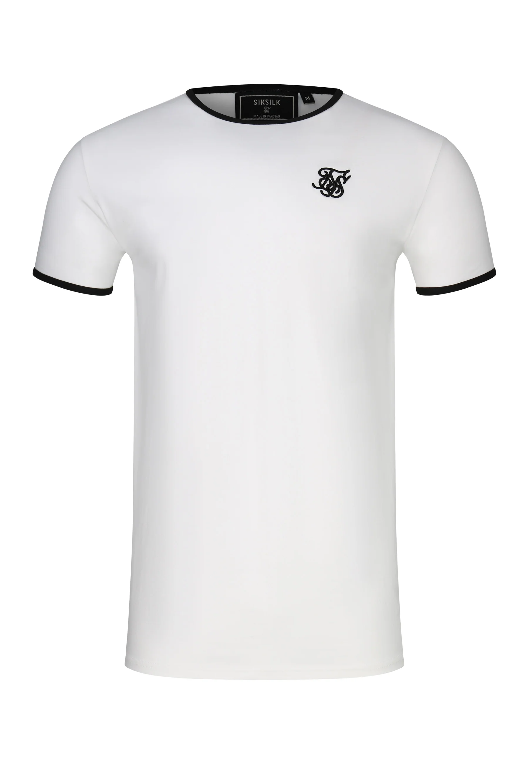 White and Black Ringer T-Shirt - Image 6