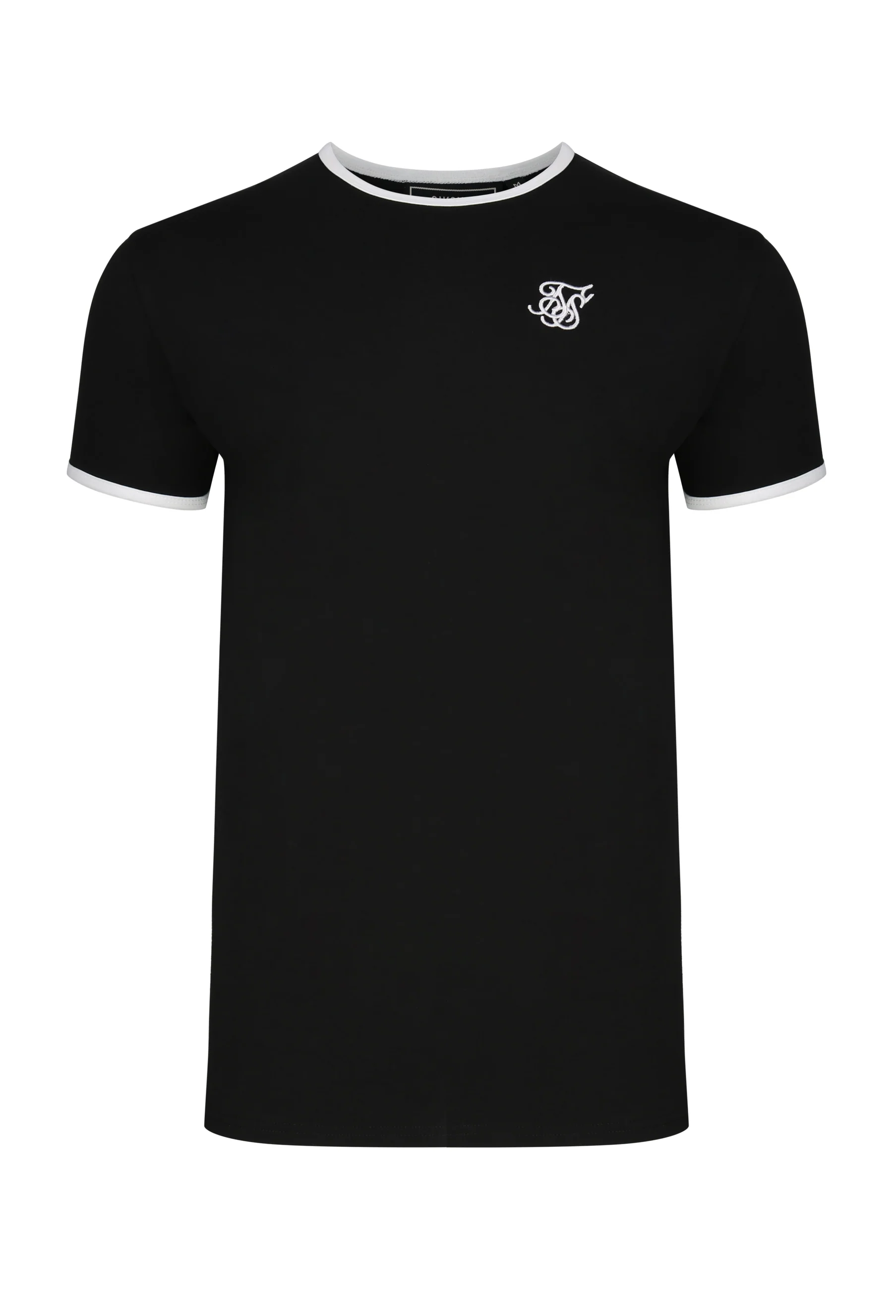 Black and White Ringer T-Shirt - Image 6