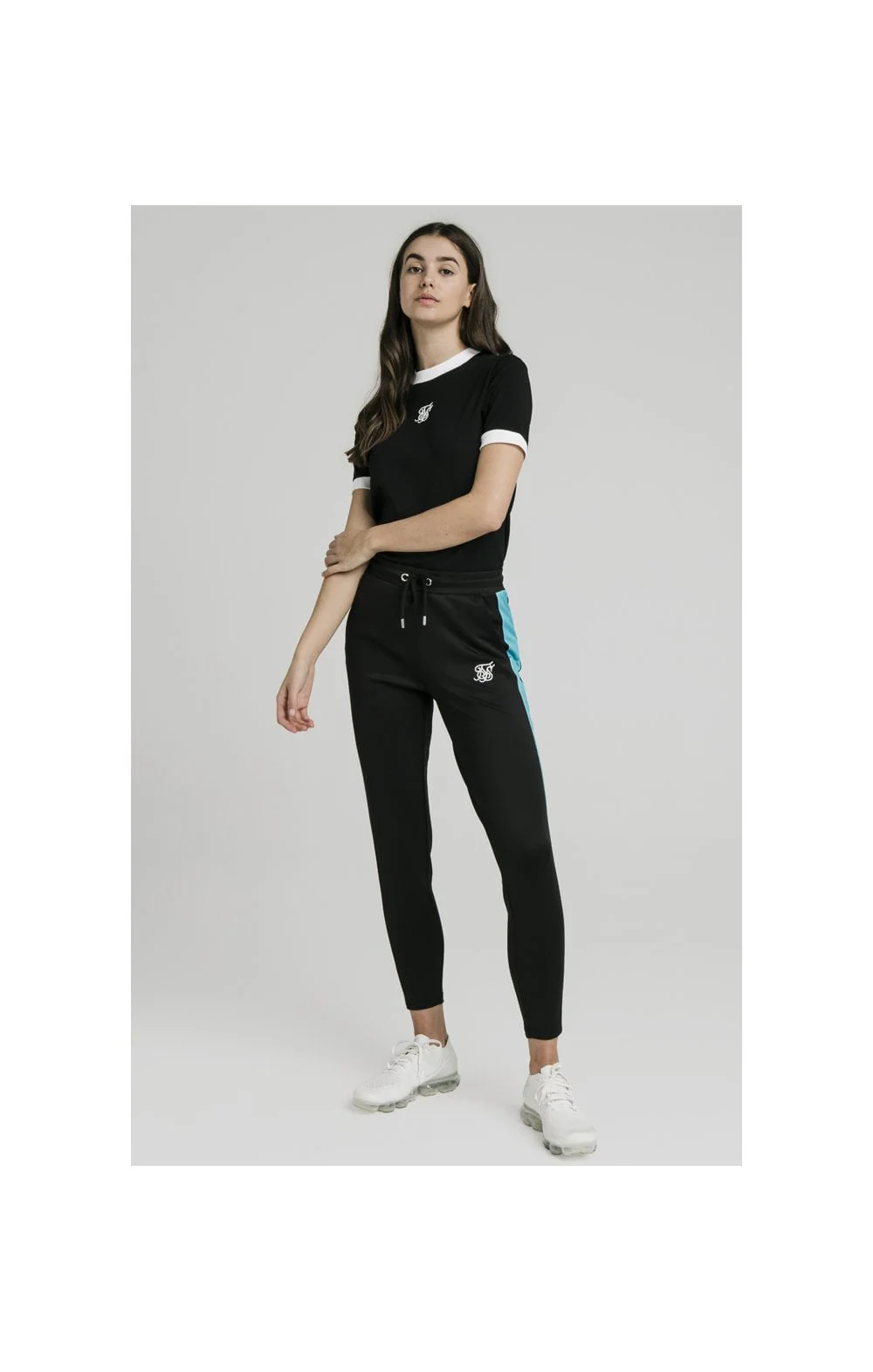 SikSilk Ringer Tee – Black - Image 6