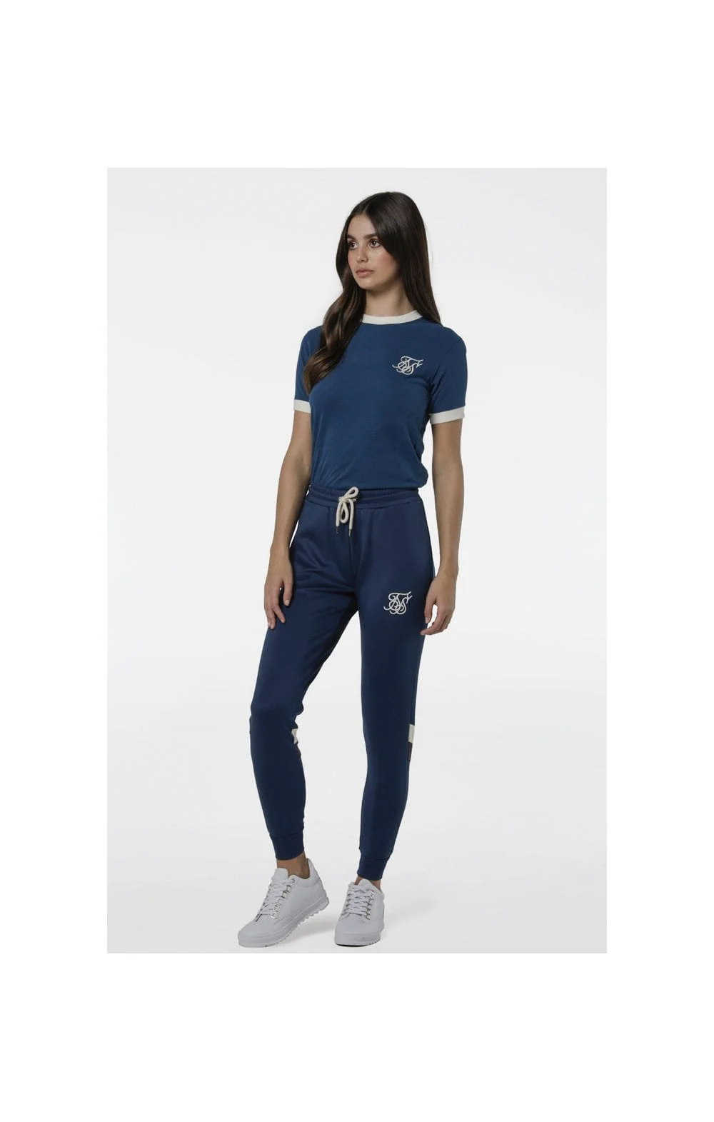 SikSilk Ringer Tee – Teal - Image 2