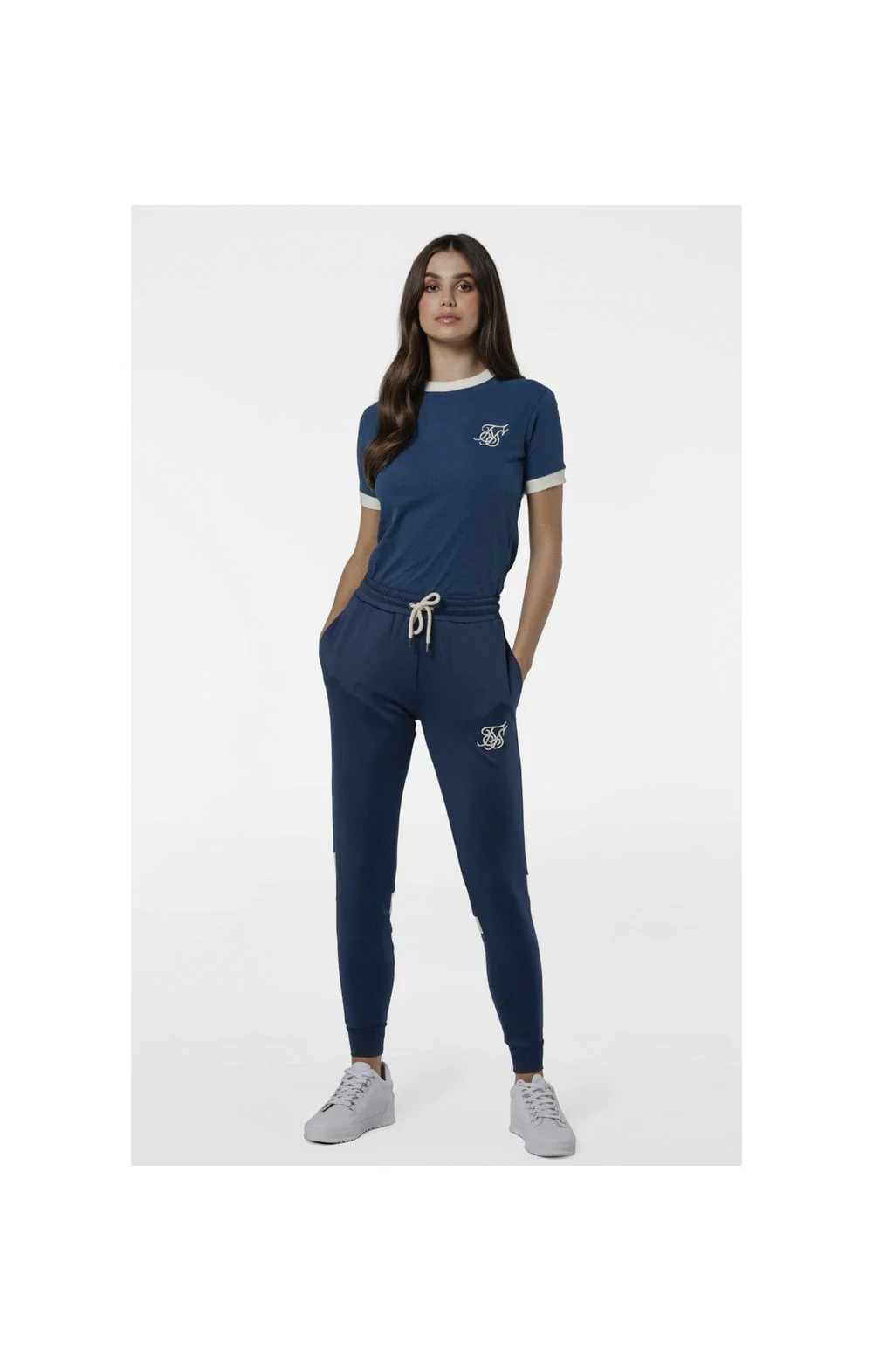 SikSilk Ringer Tee – Teal - Image 4