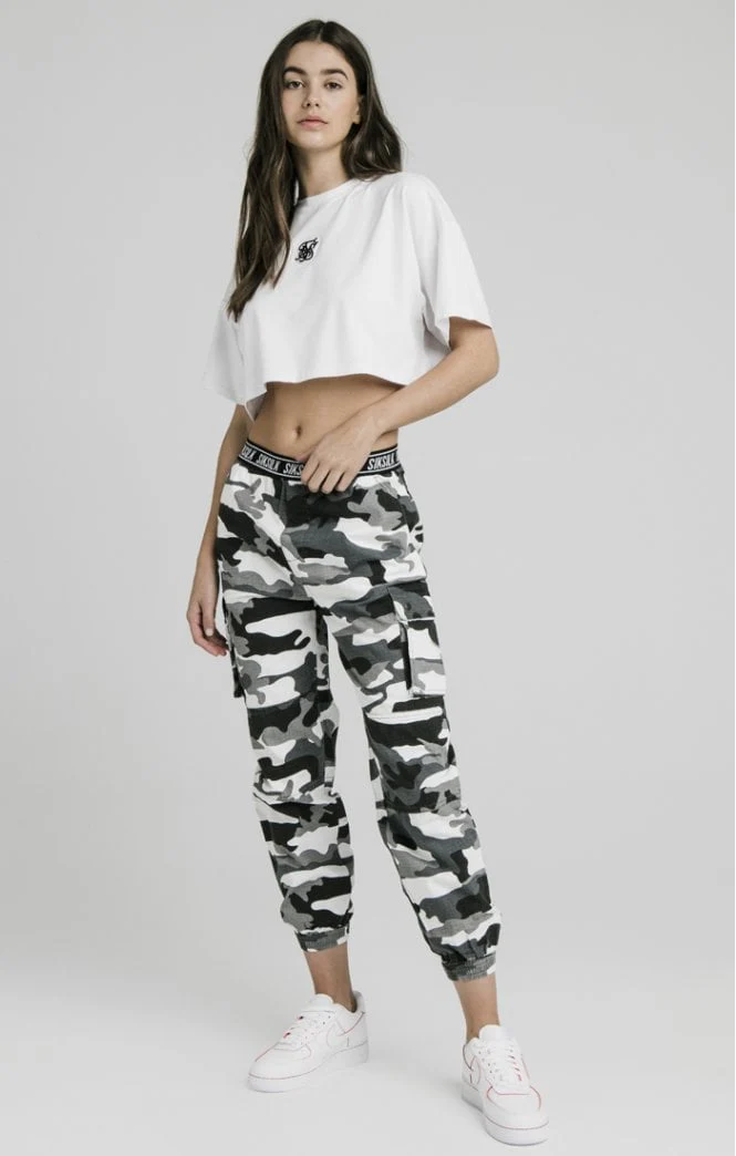 SikSilk Ripstop Camo Pants - Black Camo - Image 4