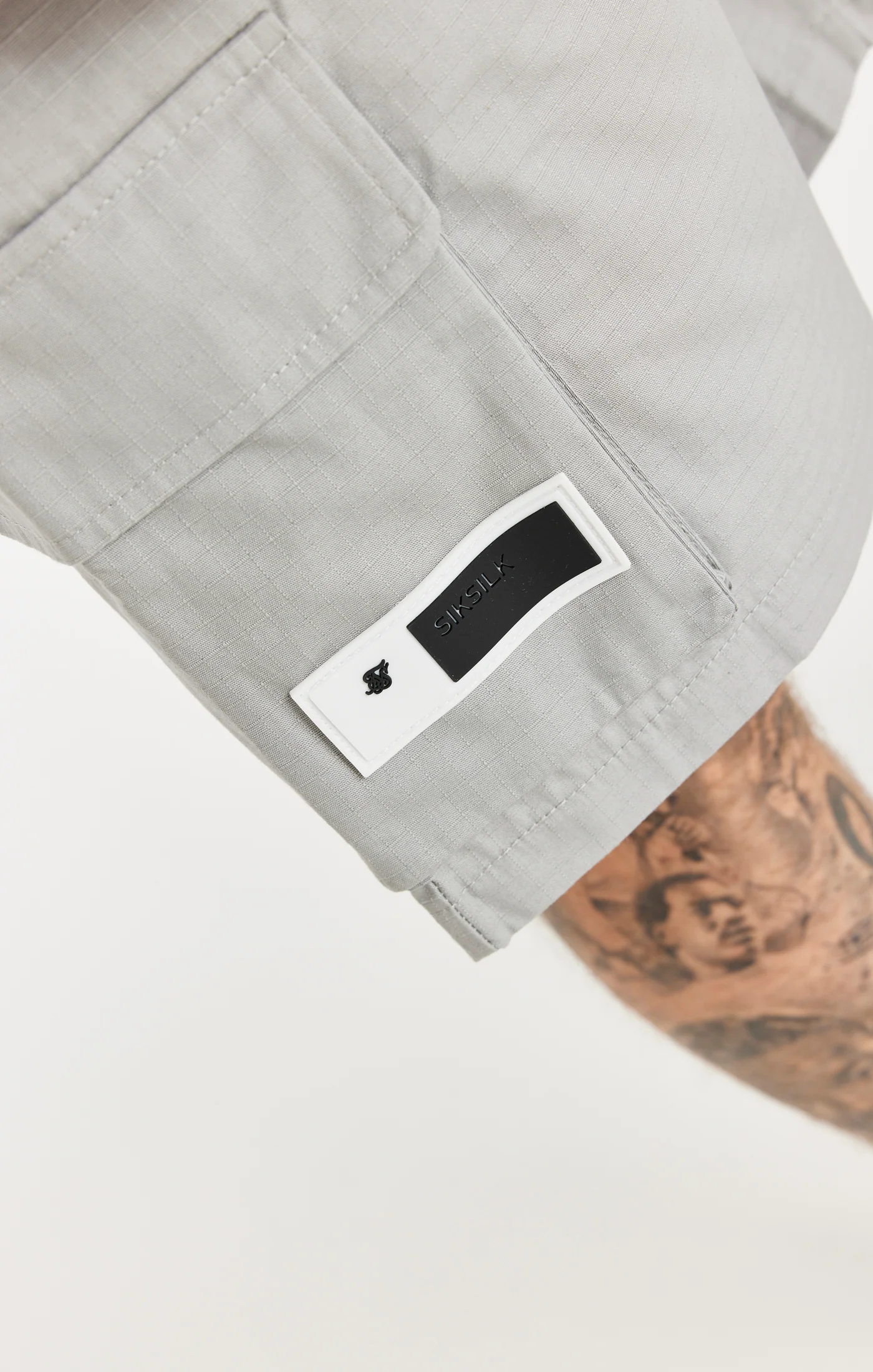 Grey Ripstop Cargo Short - Image 3
