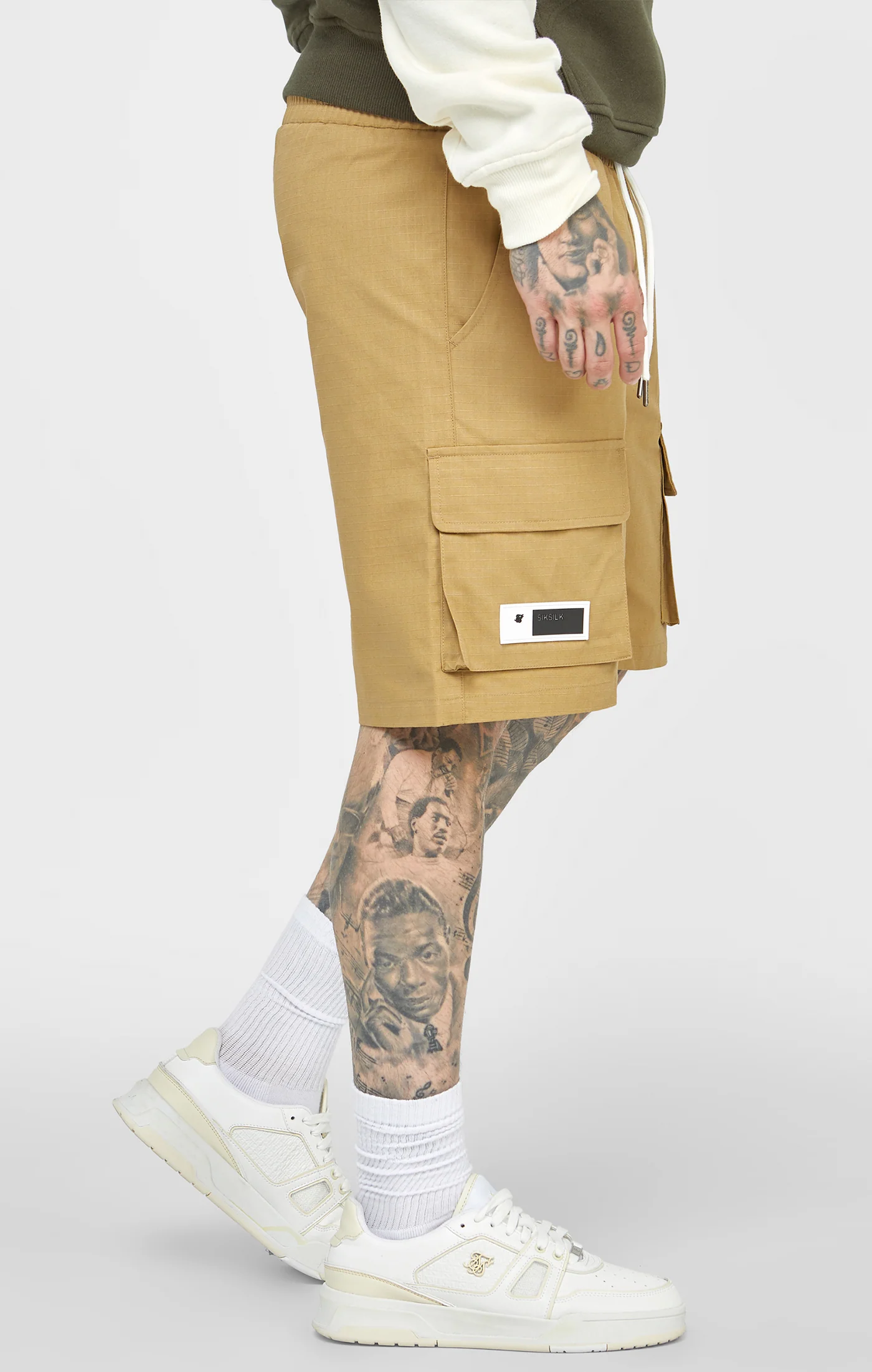 Tan Ripstop Cargo Short - Image 2