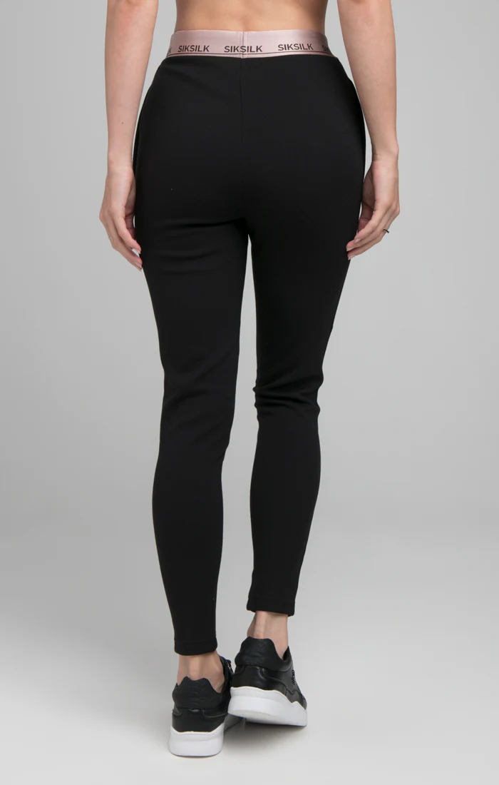 SikSilk Roseate Track Pants - Black - Image 3