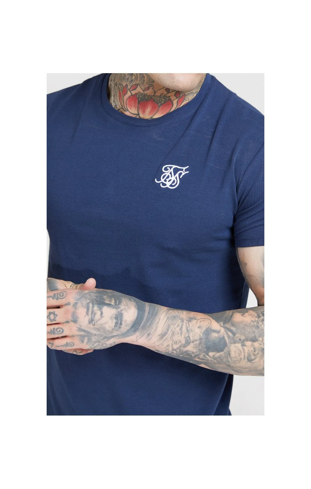 SikSilk S/S Core Gym Tee – Navy