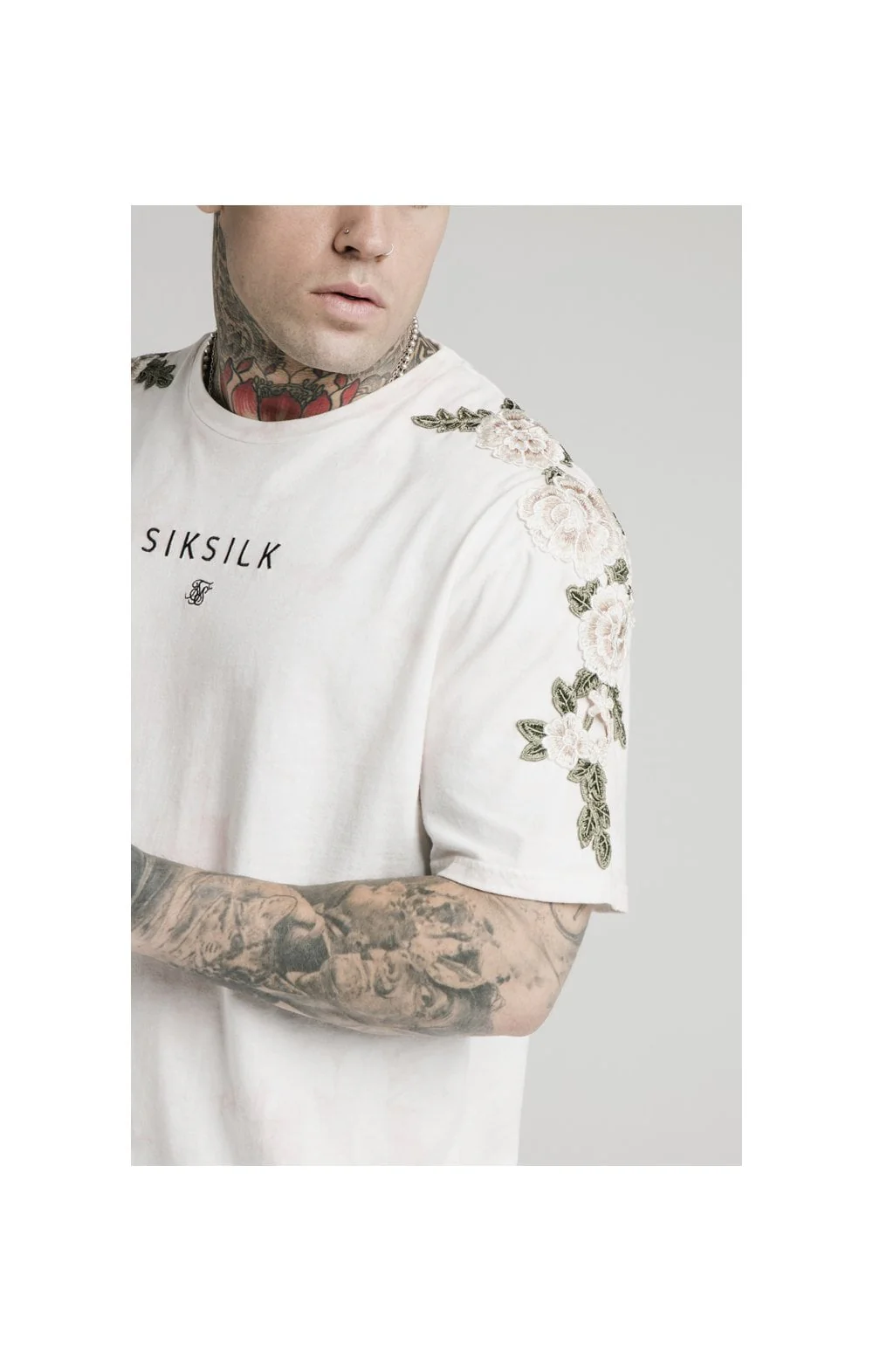 SikSilk S/S Essential Tee - Pink - Image 2