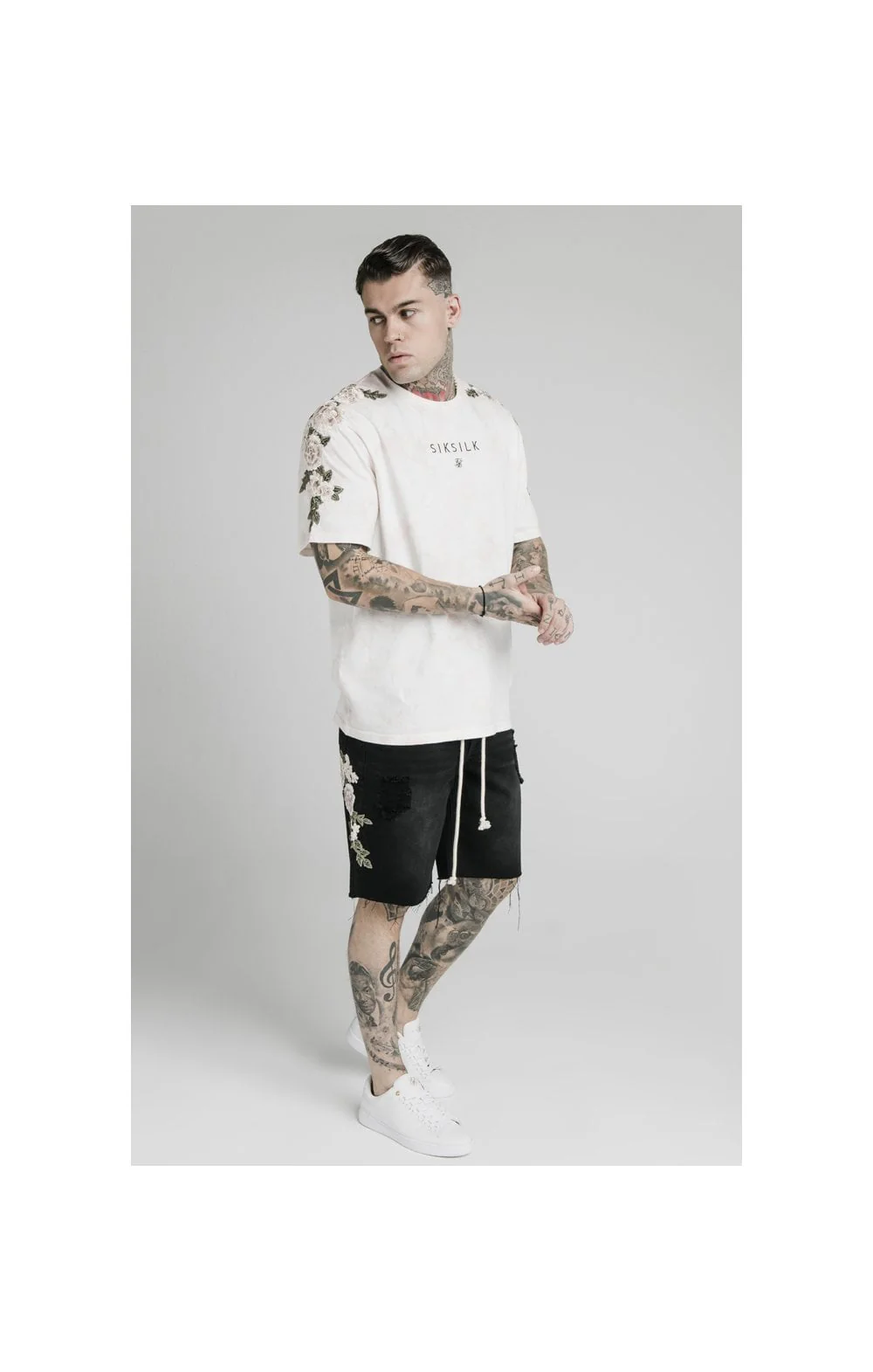 SikSilk S/S Essential Tee - Pink - Image 3
