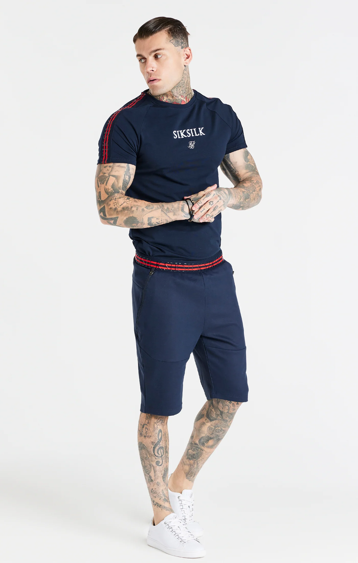 Navy Muscle Fit T-Shirt - Image 3