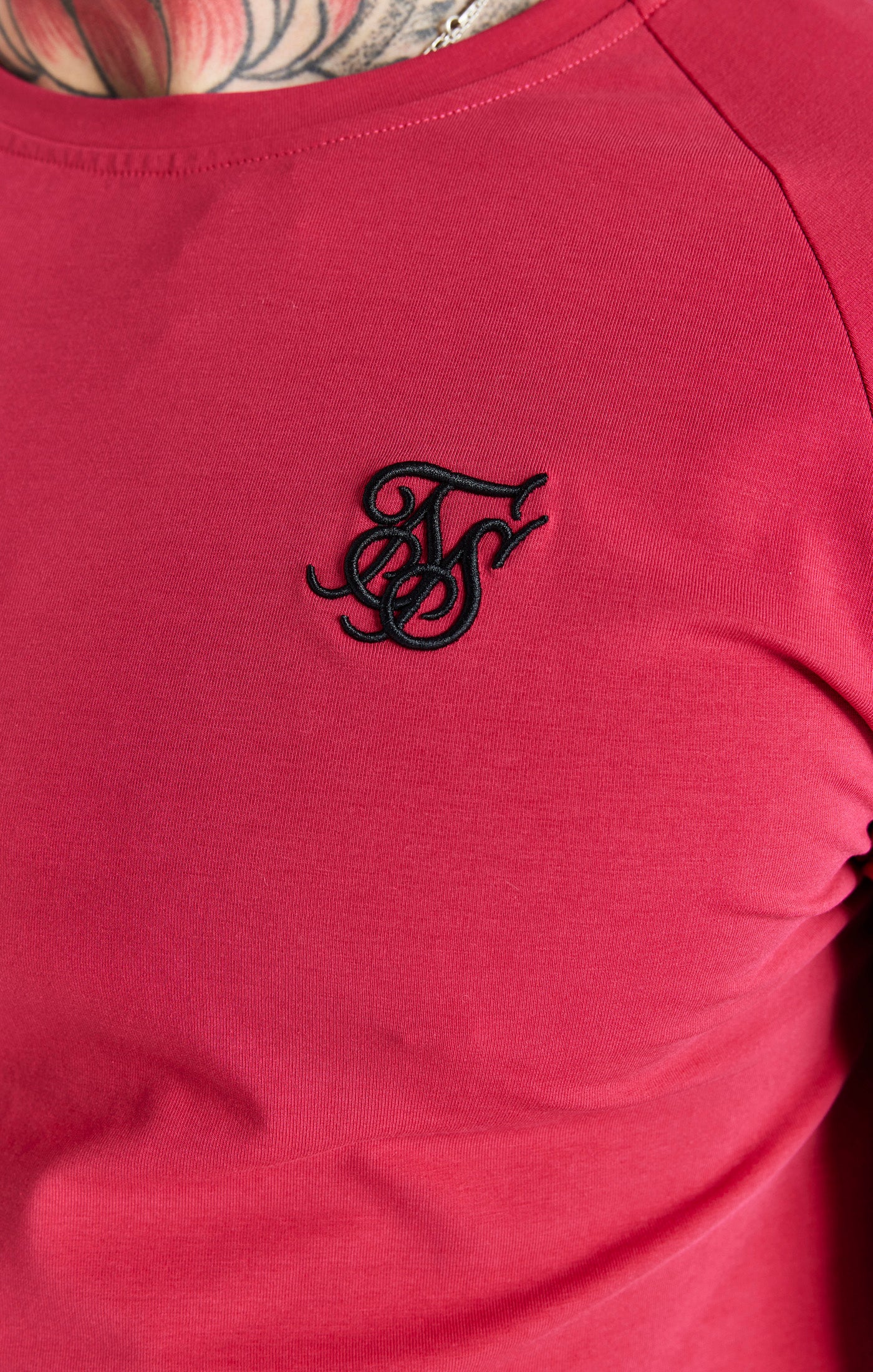 Pink Elastic Cuff T-Shirt - Image 2