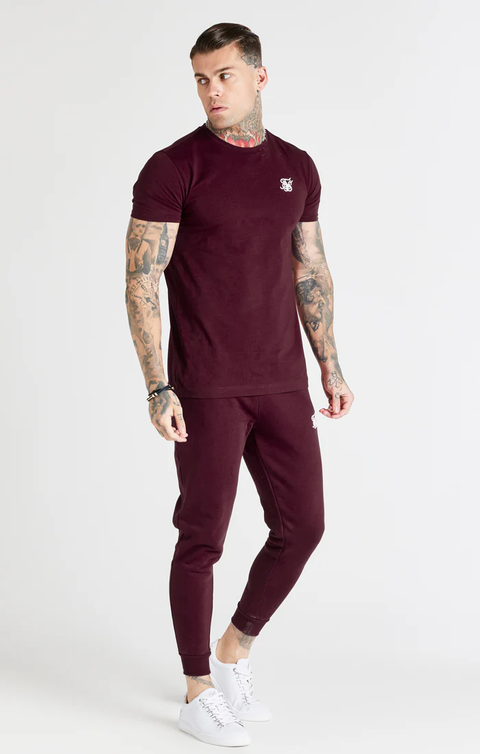 Burgundy Muscle Fit T-Shirt - Image 3