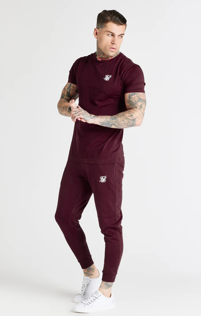 Burgundy Muscle Fit T-Shirt - Image 4