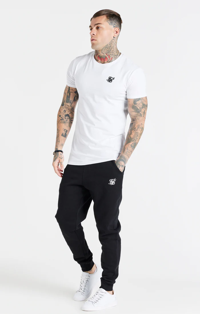 White Essential Muscle Fit T-Shirt - Image 3