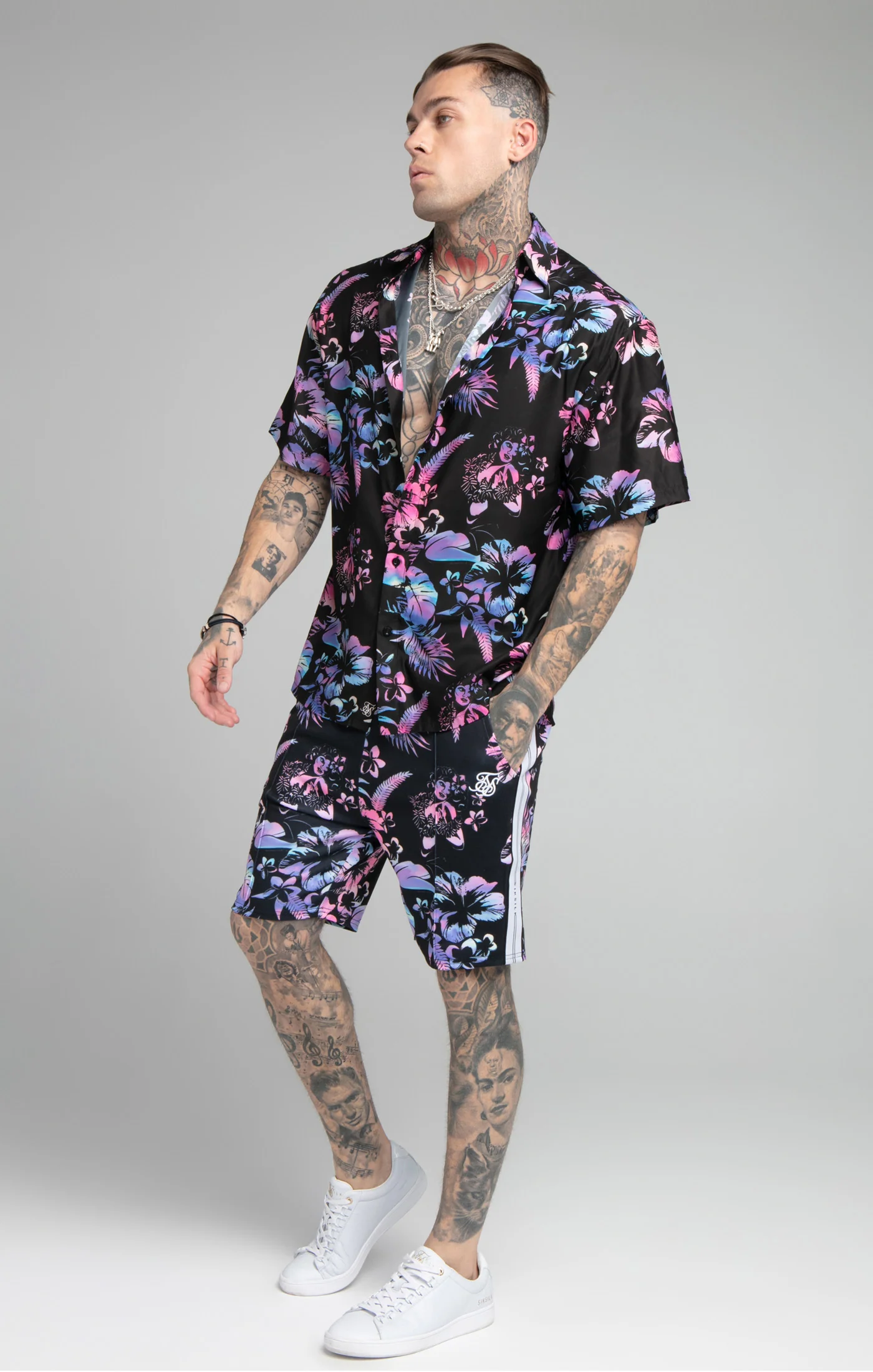 Black Tie Dye Resort Shirt - Image 4