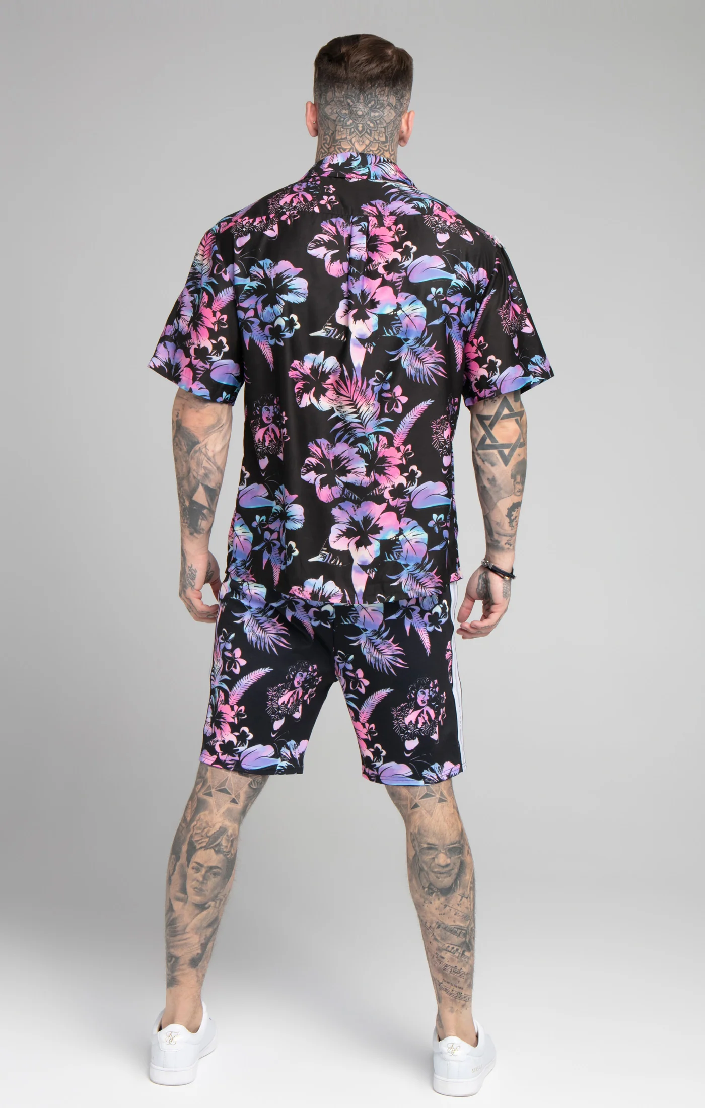 Black Tie Dye Resort Shirt - Image 5