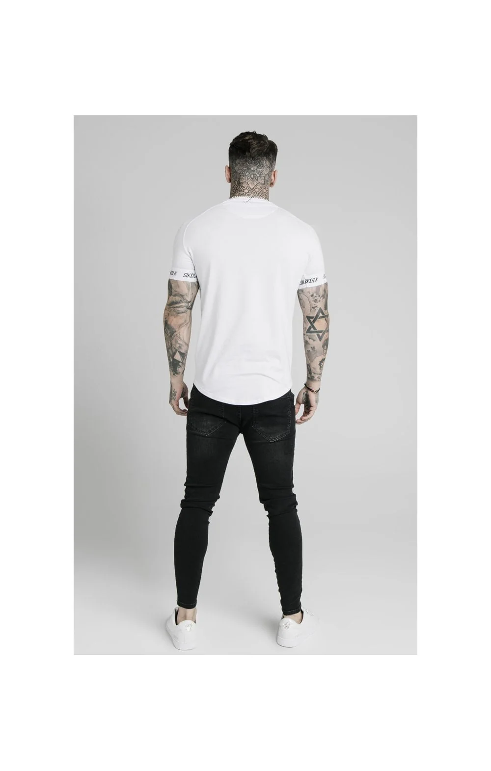 White Raglan Tech T-Shirt - Image 6