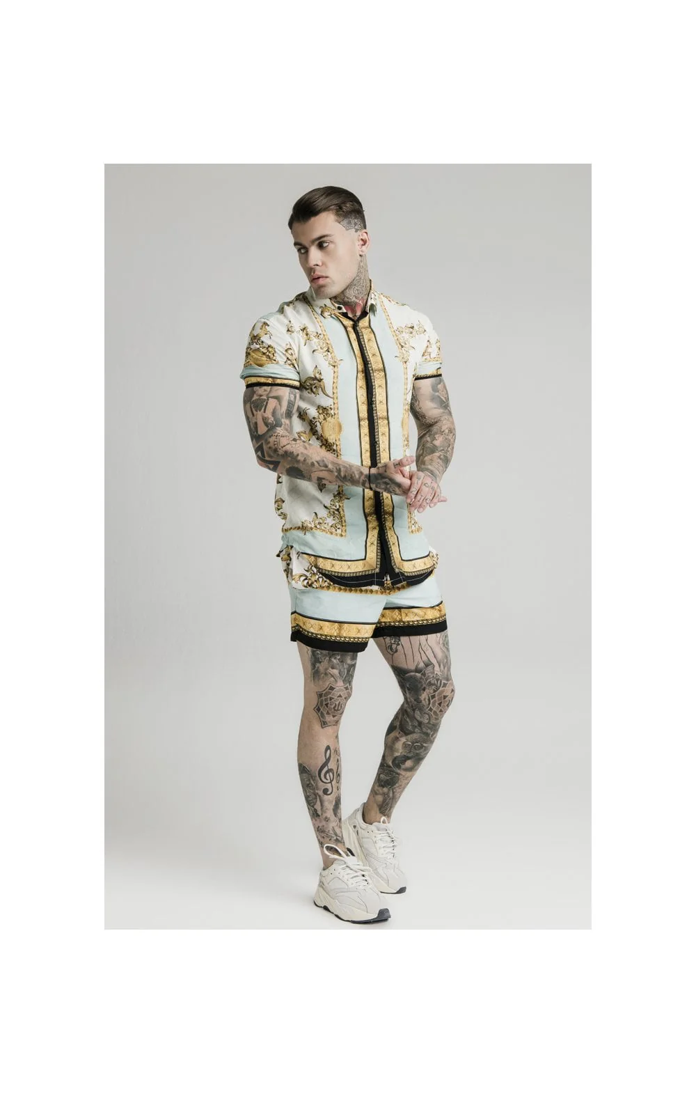 SikSilk S/S Resort Shirt – Lord Off White - Image 2