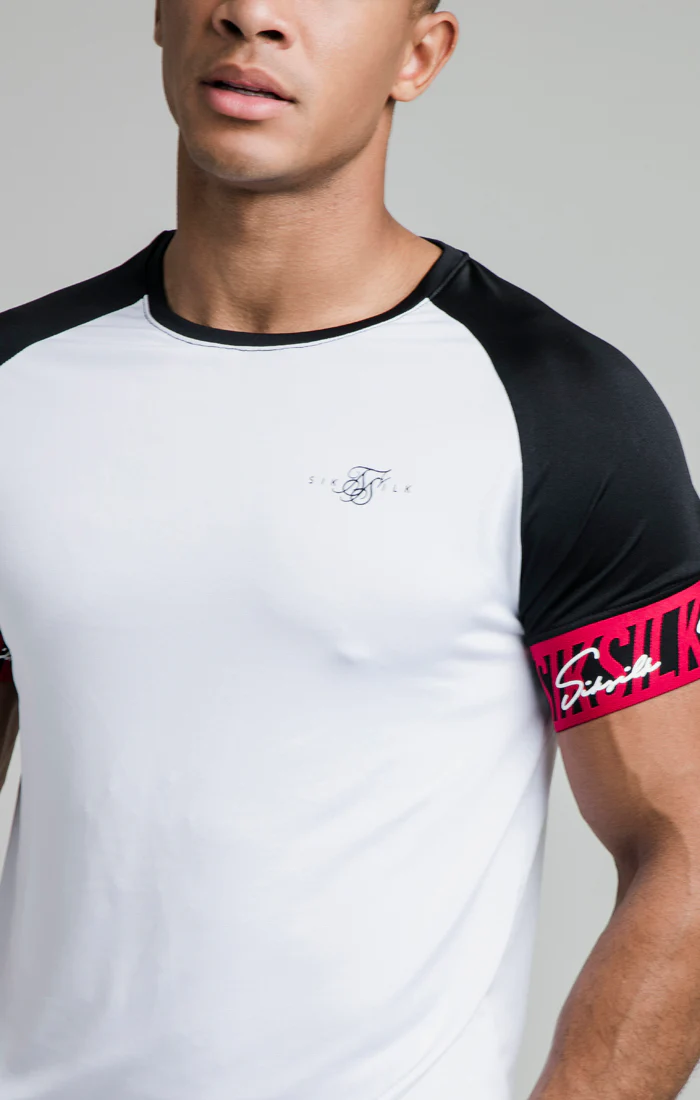 White Tape Elastic Cuff T-Shirt - Image 5