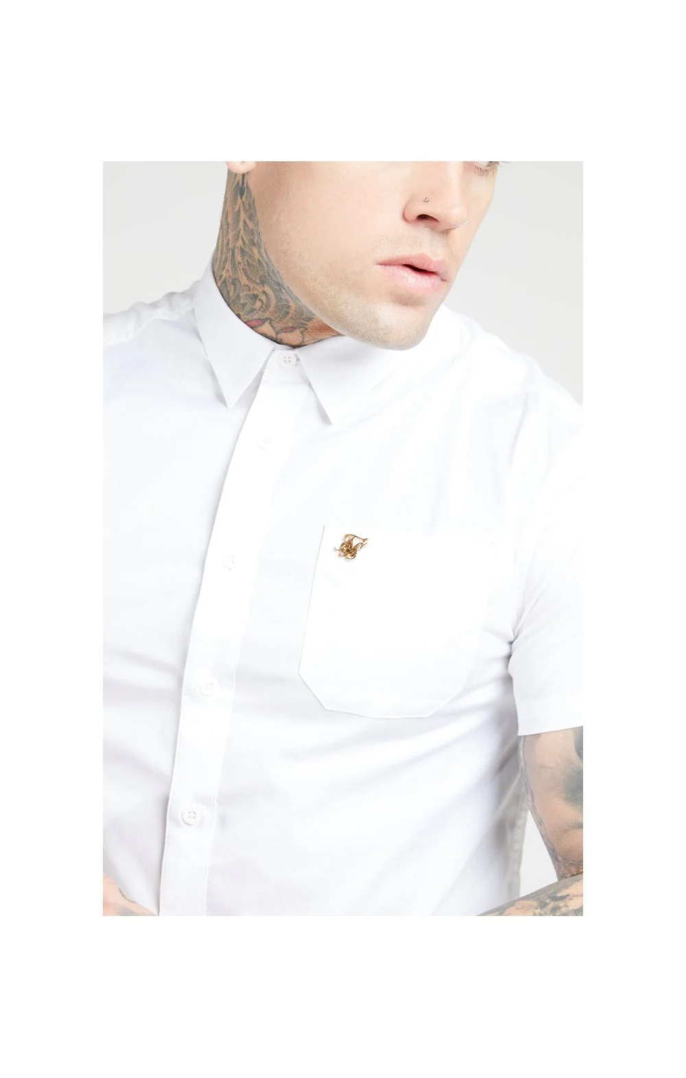 SikSilk S/S Smart Shirt - White