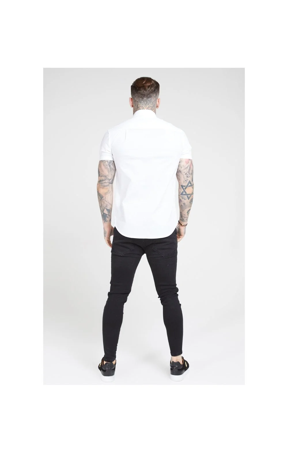 SikSilk S/S Smart Shirt - White - Image 5