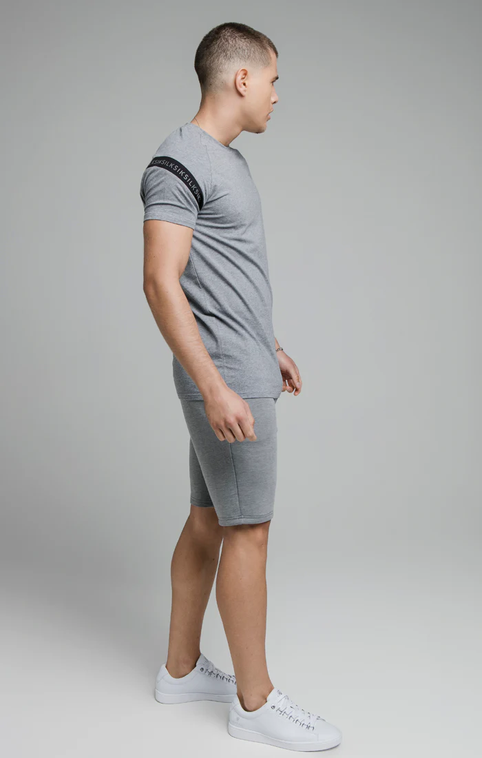 Grey Marl Muscle Fit T-Shirt - Image 4