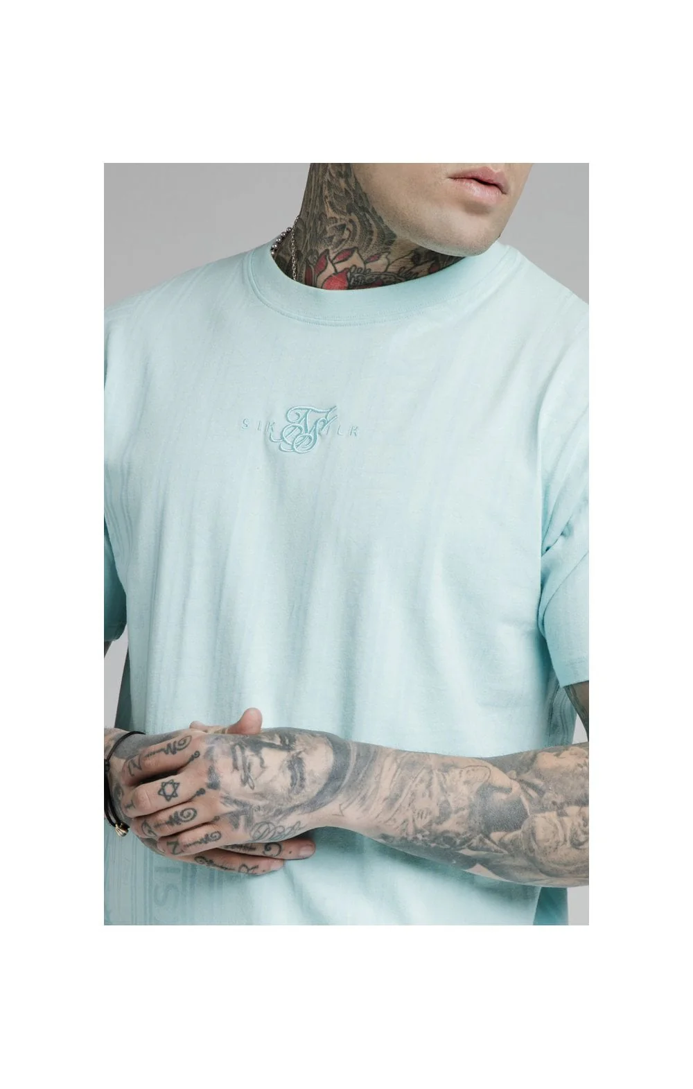 SikSilk S/S Standard Fit Tee - Blue