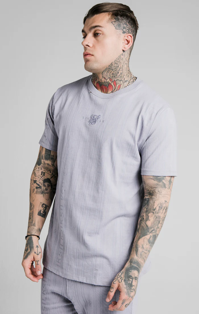 SikSilk S/S Standard Fit Tee - Grey