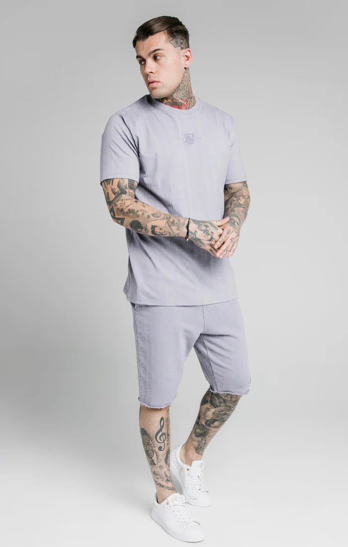 SikSilk S/S Standard Fit Tee - Grey - Image 4