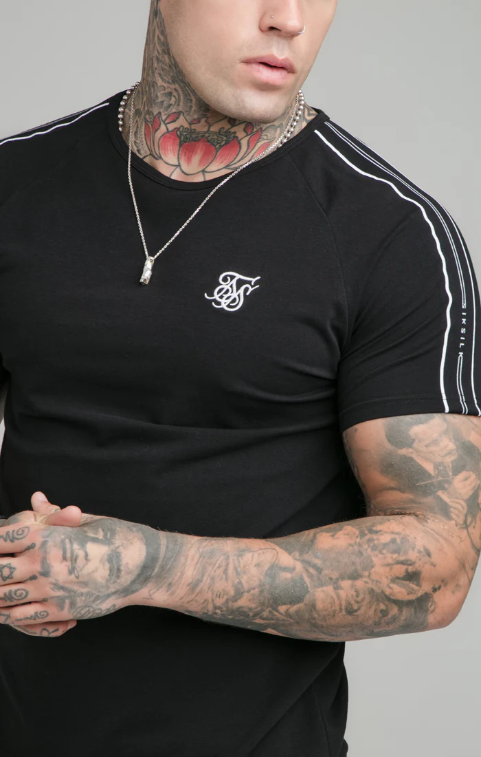 Black Muscle Fit T-Shirt - Image 2