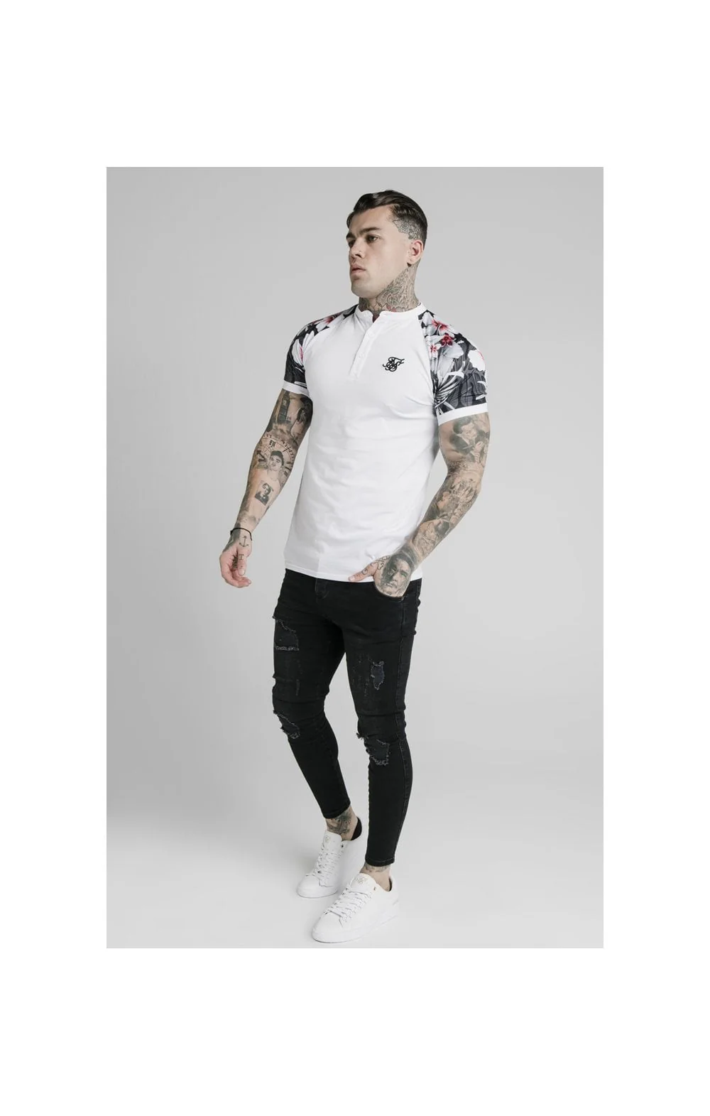 SikSilk S/S Tech Polo - White