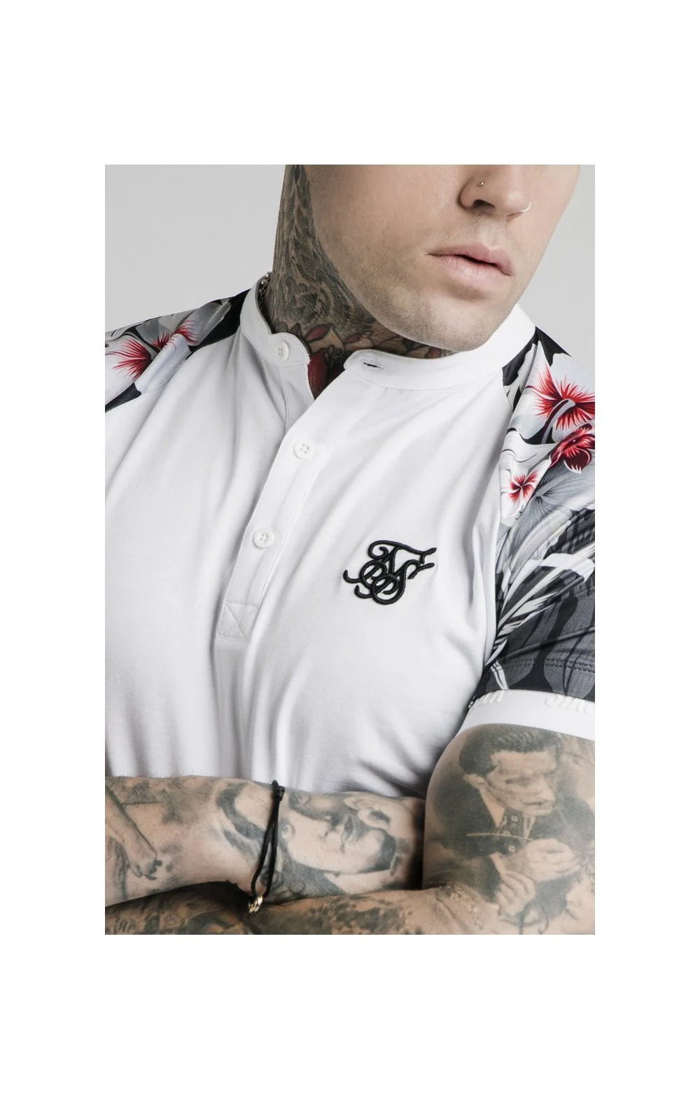 SikSilk S/S Tech Polo - White - Image 2