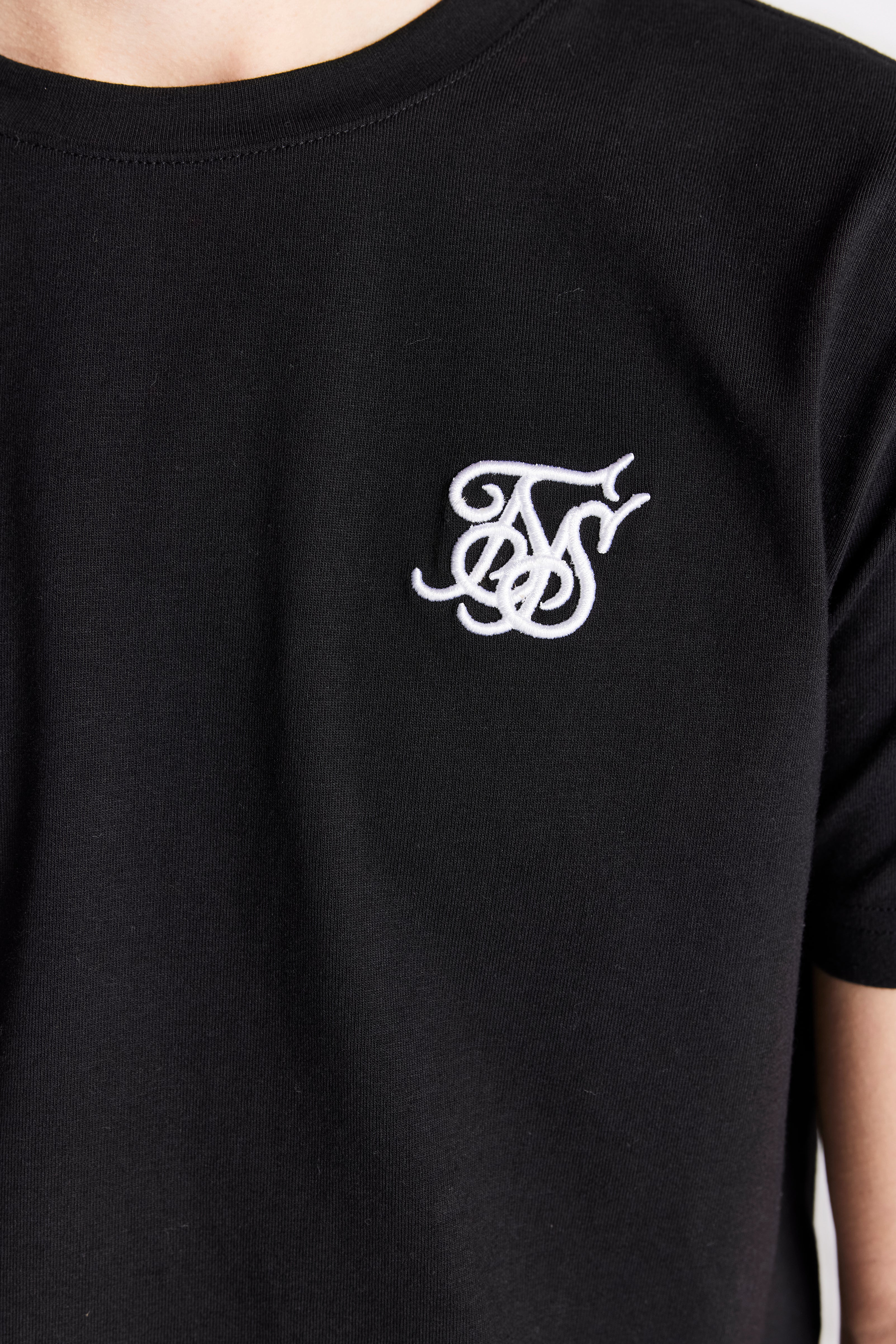 Boys Black Essentials Short Sleeve T-Shirt - Image 2