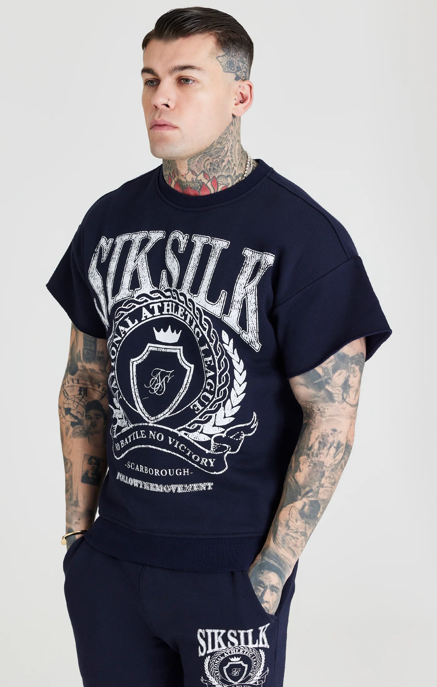 Navy Varsity Sweatshirt