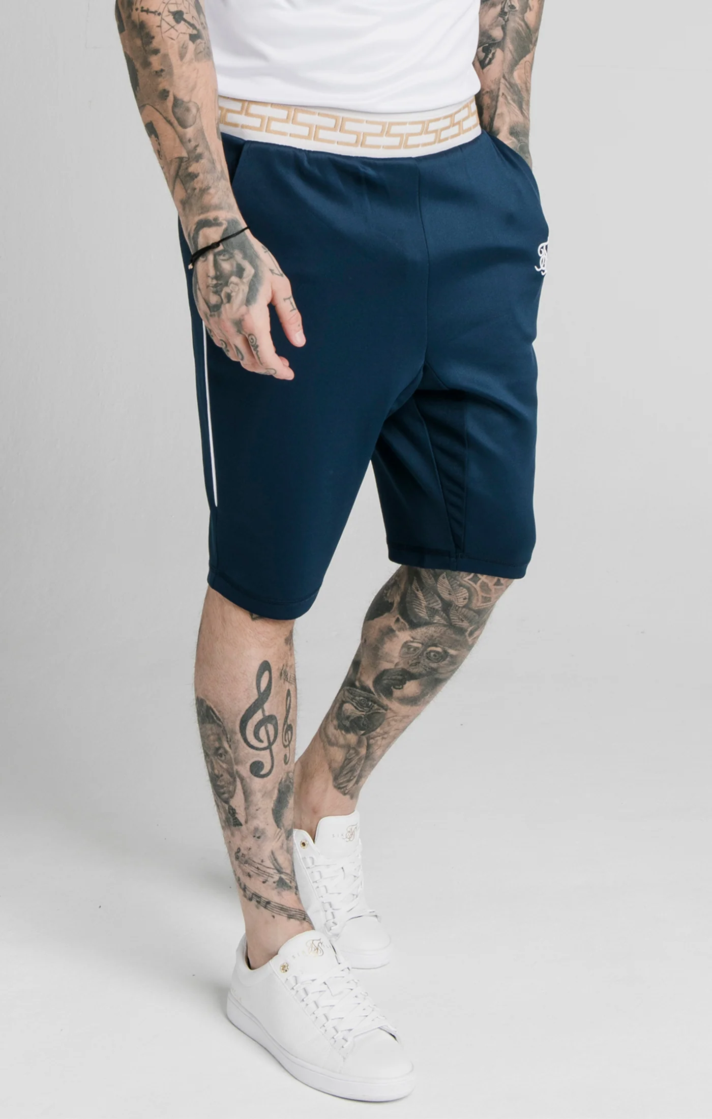 SikSilk Scope Agility Shorts - Navy