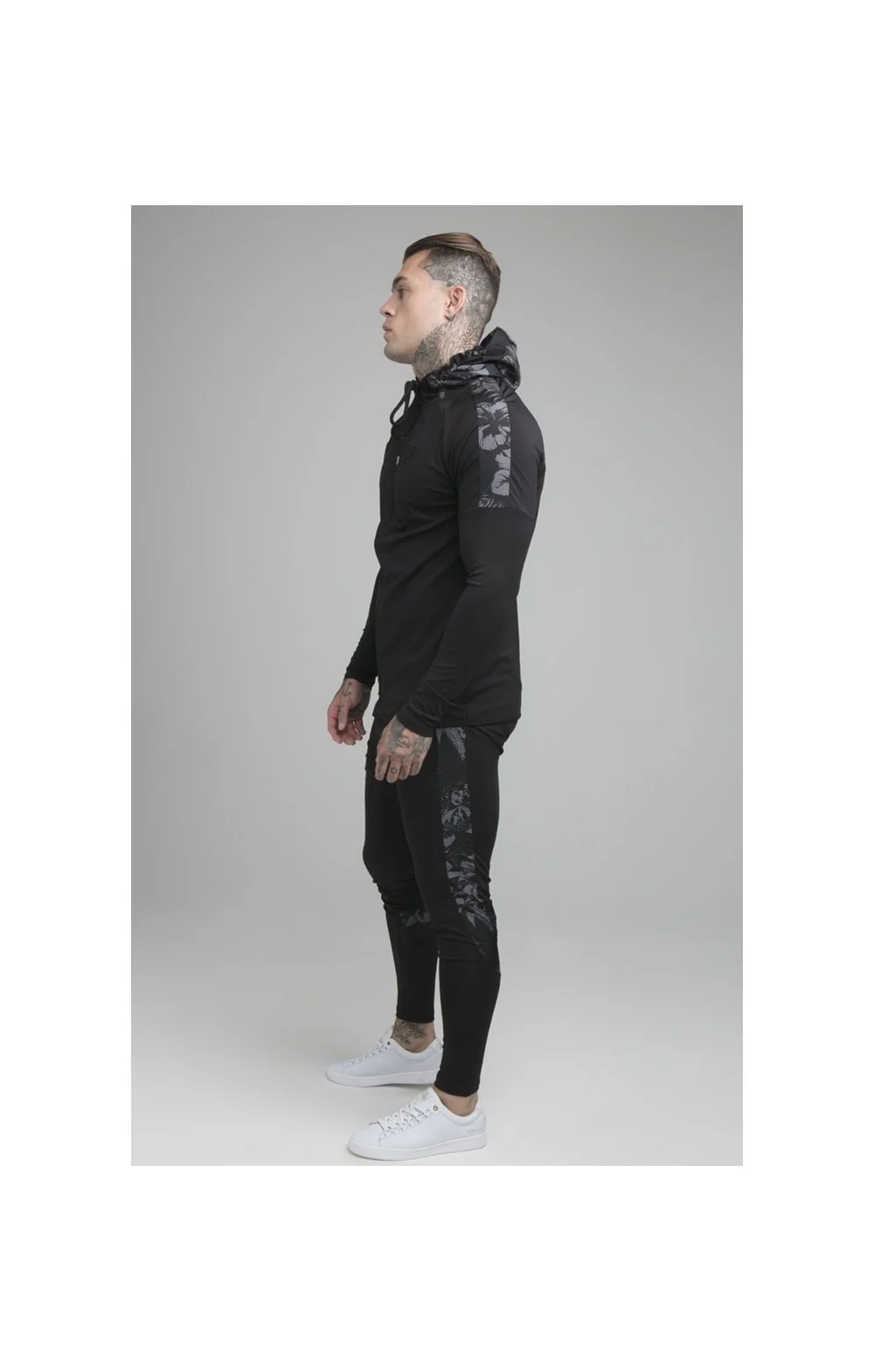 Black Hawaii Zip Through Hoodie - Image 3