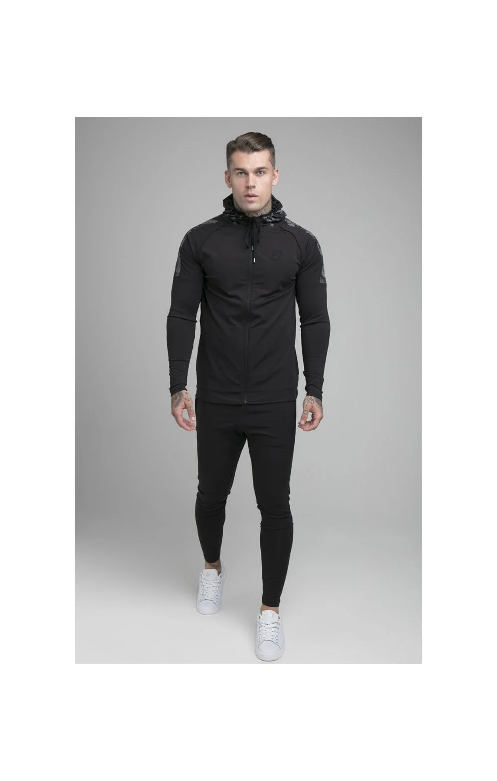 Black Hawaii Zip Through Hoodie - Image 4